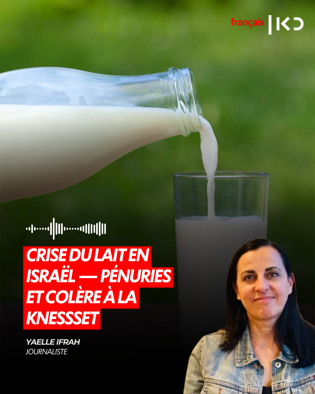 CRISE DU LAIT EN ISRAËL — PÉNURIES ET COLÈRE À LA KNESSSET episode artwork