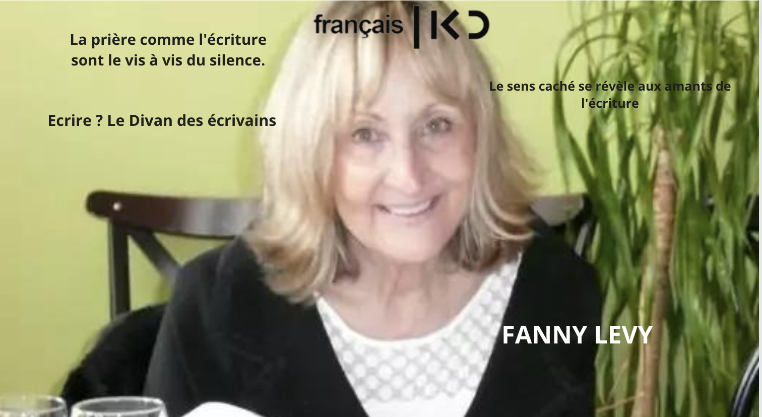 Fanny Levy au micro de Claudine Douillet pour Radio Kan
