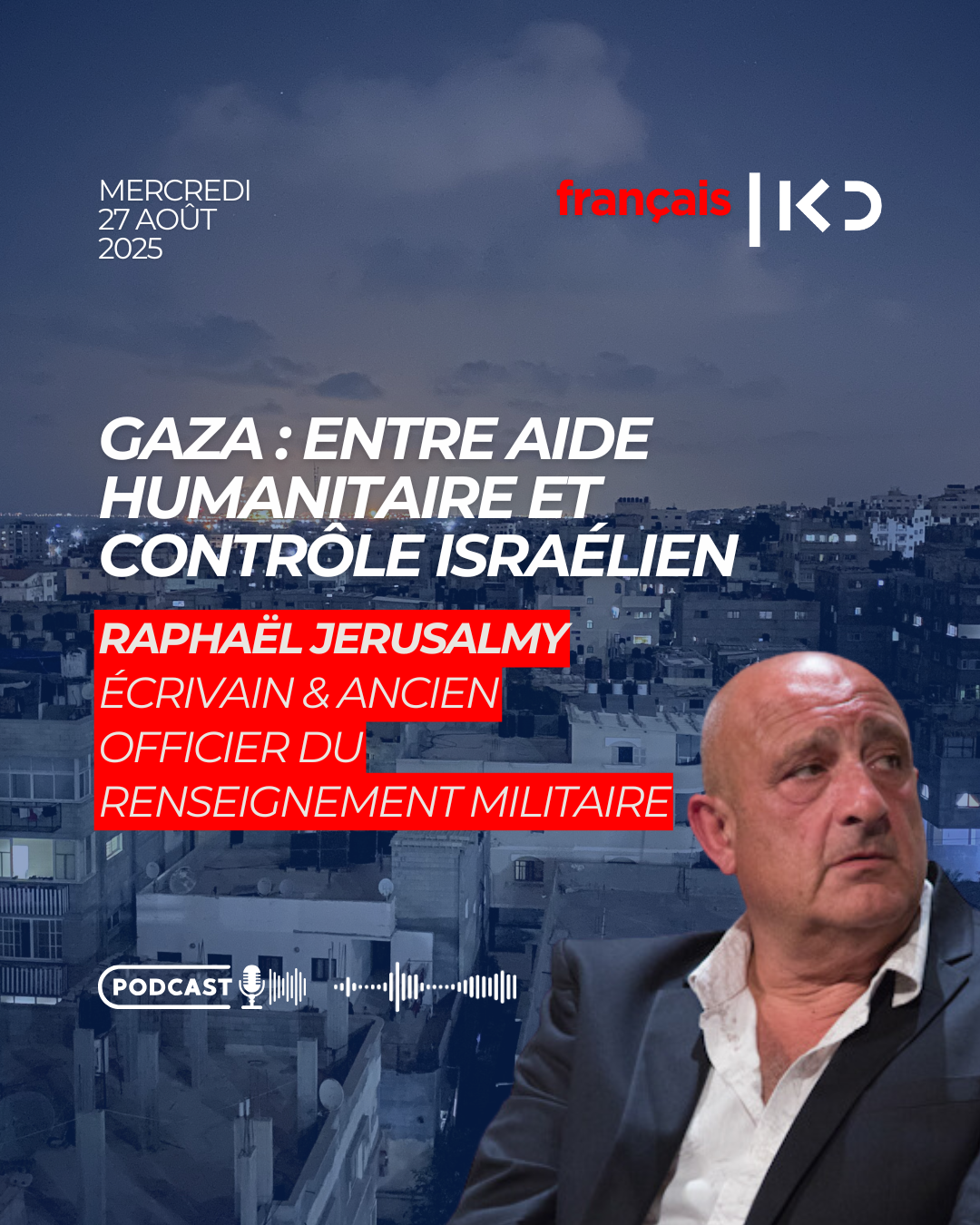 Gaza : entre aide humanitaire et contrôle israélien episode artwork