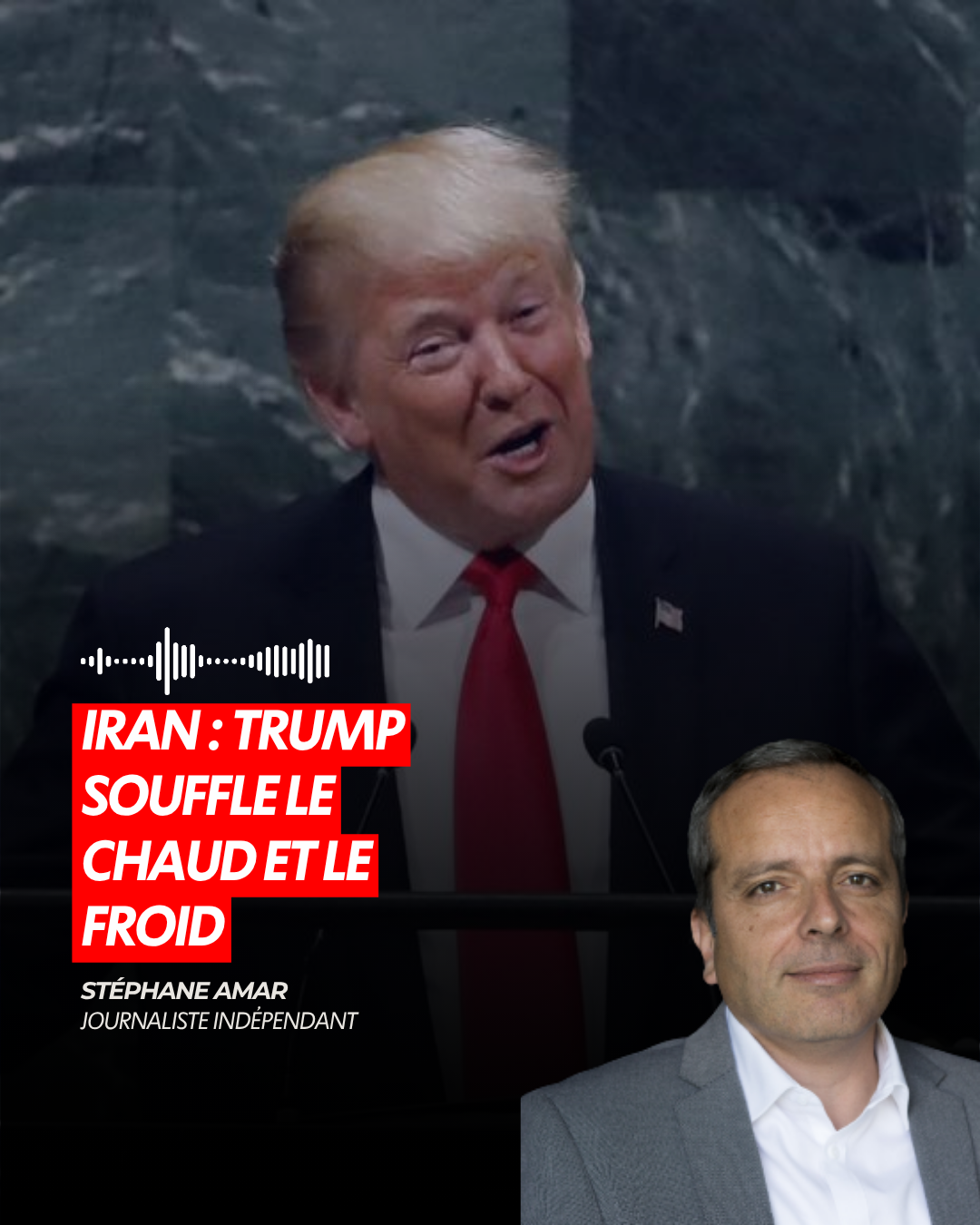 IRAN : TRUMP SOUFFLE LE CHAUD ET LE FROID episode artwork