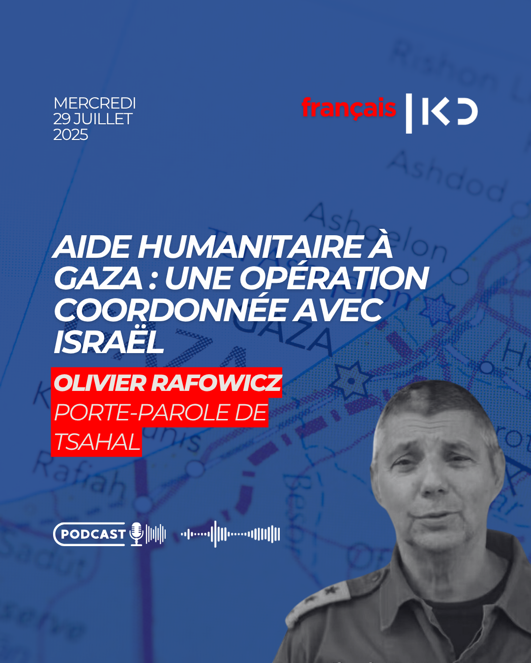 Aide humanitaire à Gaza : une opération coordonnée avec Israël episode artwork