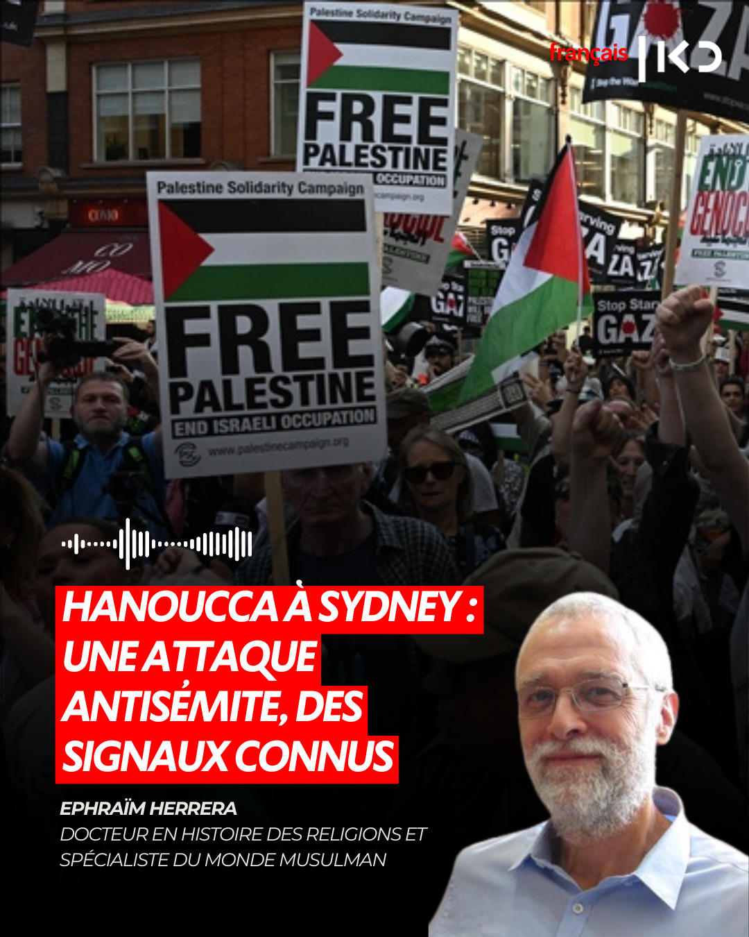 HANOUCCA À SYDNEY : UNE ATTAQUE ANTISÉMITE, DES SIGNAUX CONNUS episode artwork