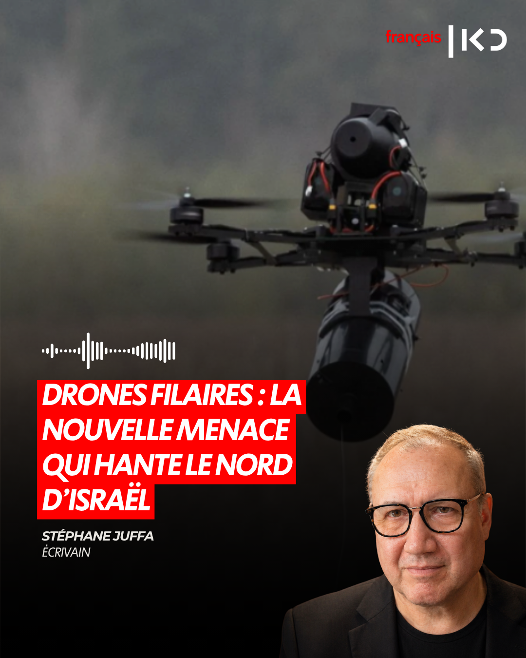 DRONES FILAIRES : LA NOUVELLE MENACE QUI HANTE LE NORD D’ISRAËL episode artwork