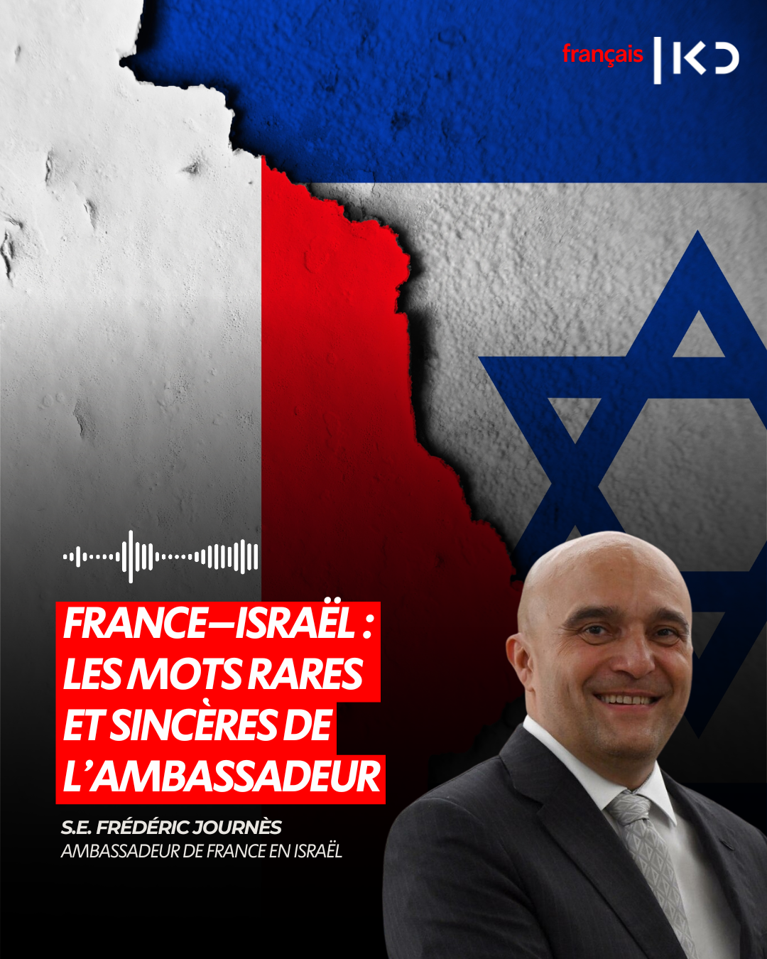 FRANCE–ISRAËL : LES MOTS RARES ET SINCÈRES DE L’AMBASSADEUR episode artwork