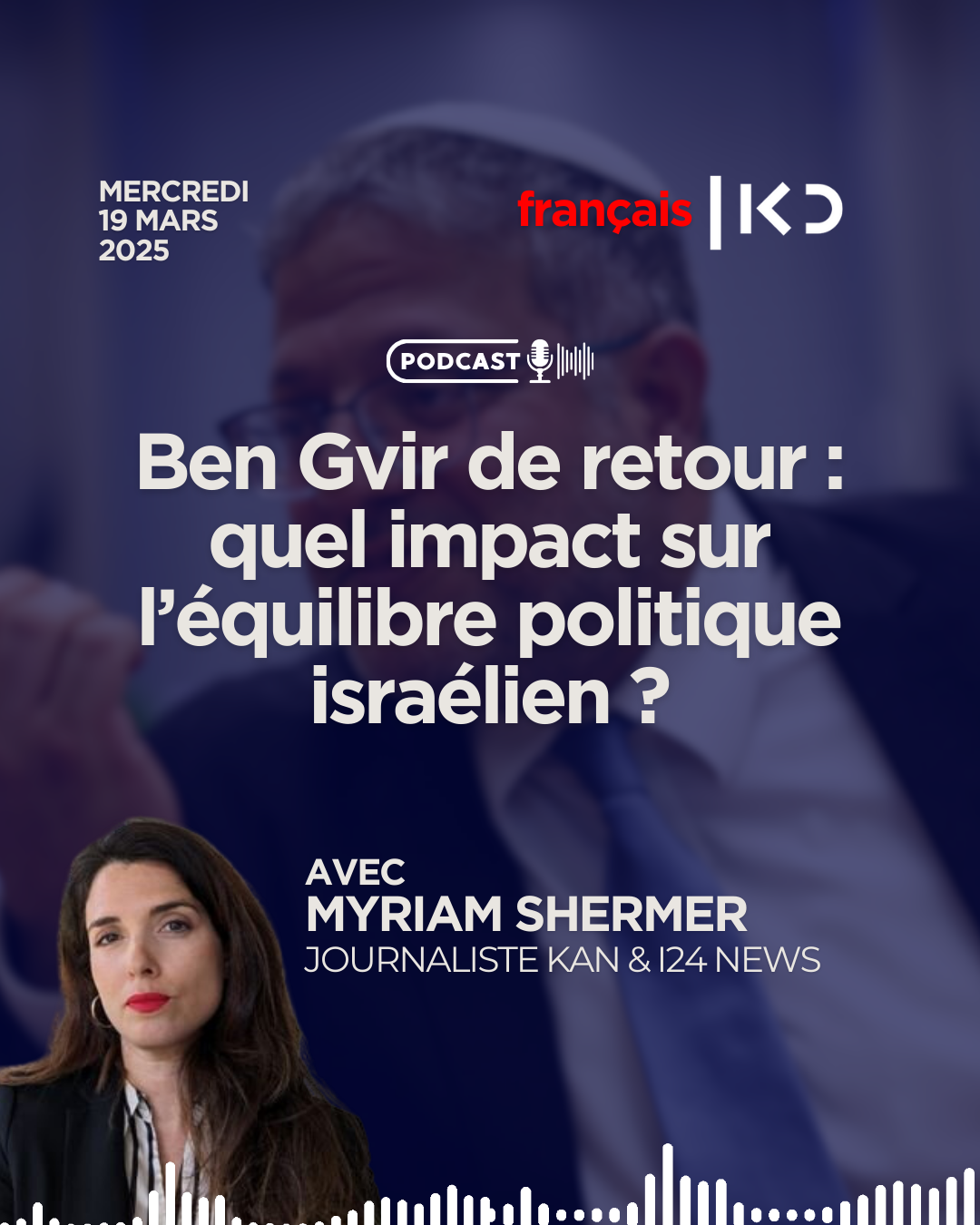 Ben Gvir de retour : quel impact sur l’équilibre politique israélien ? episode artwork