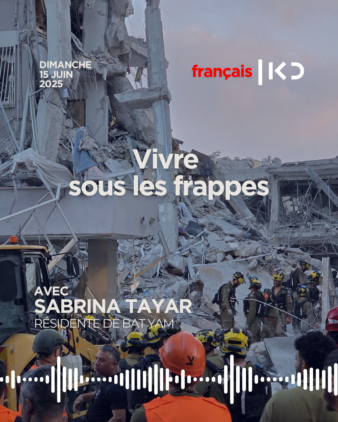 Vivre sous les frappes episode artwork