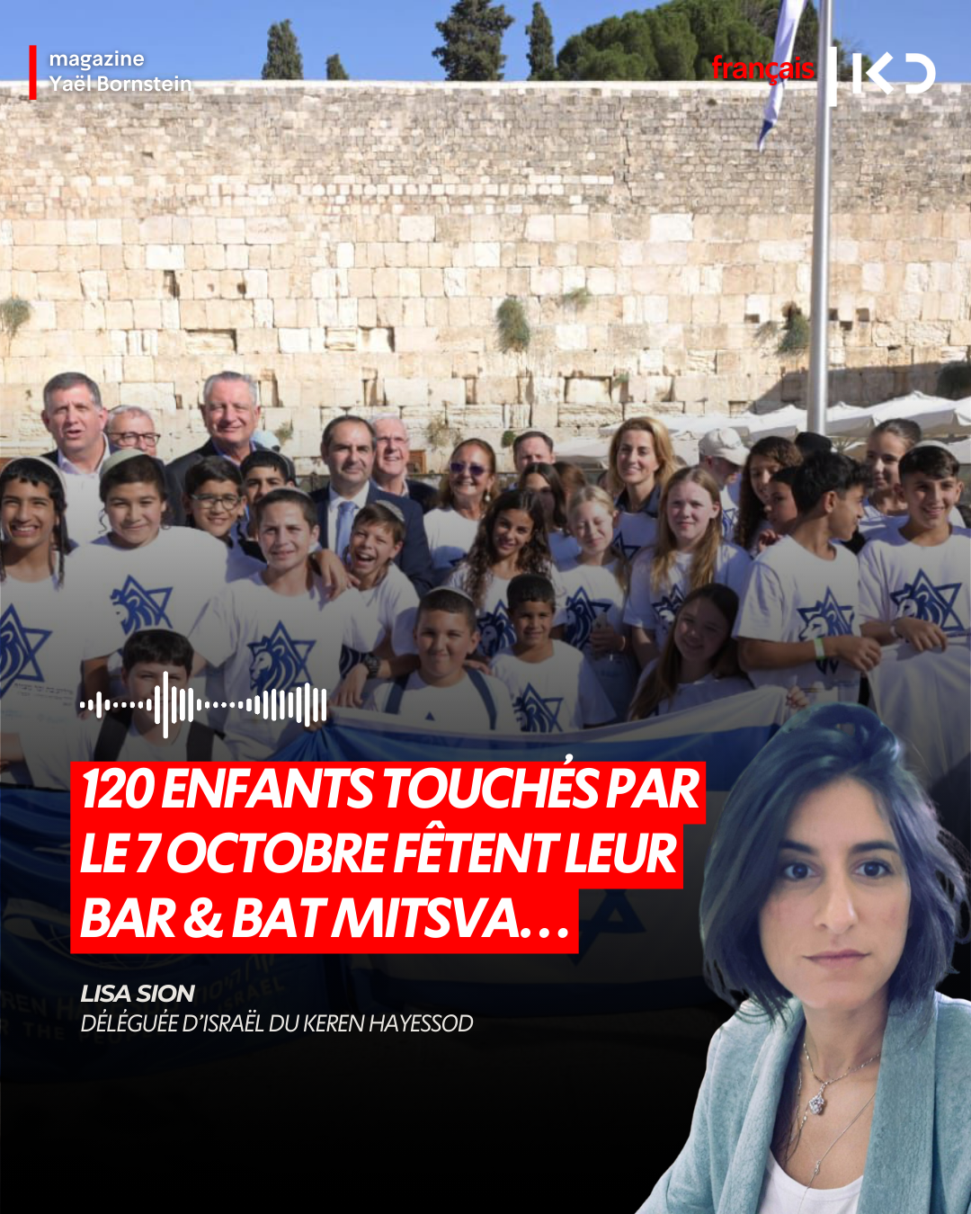 120 enfants touchés par le 7 octobre fêtent leur bar & bat mitsva… episode artwork