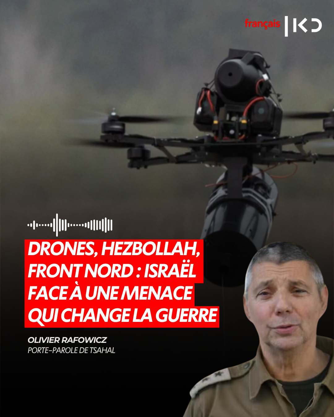 DRONES, HEZBOLLAH, FRONT NORD : ISRAËL FACE À UNE MENACE QUI CHANGE LA GUERRE episode artwork