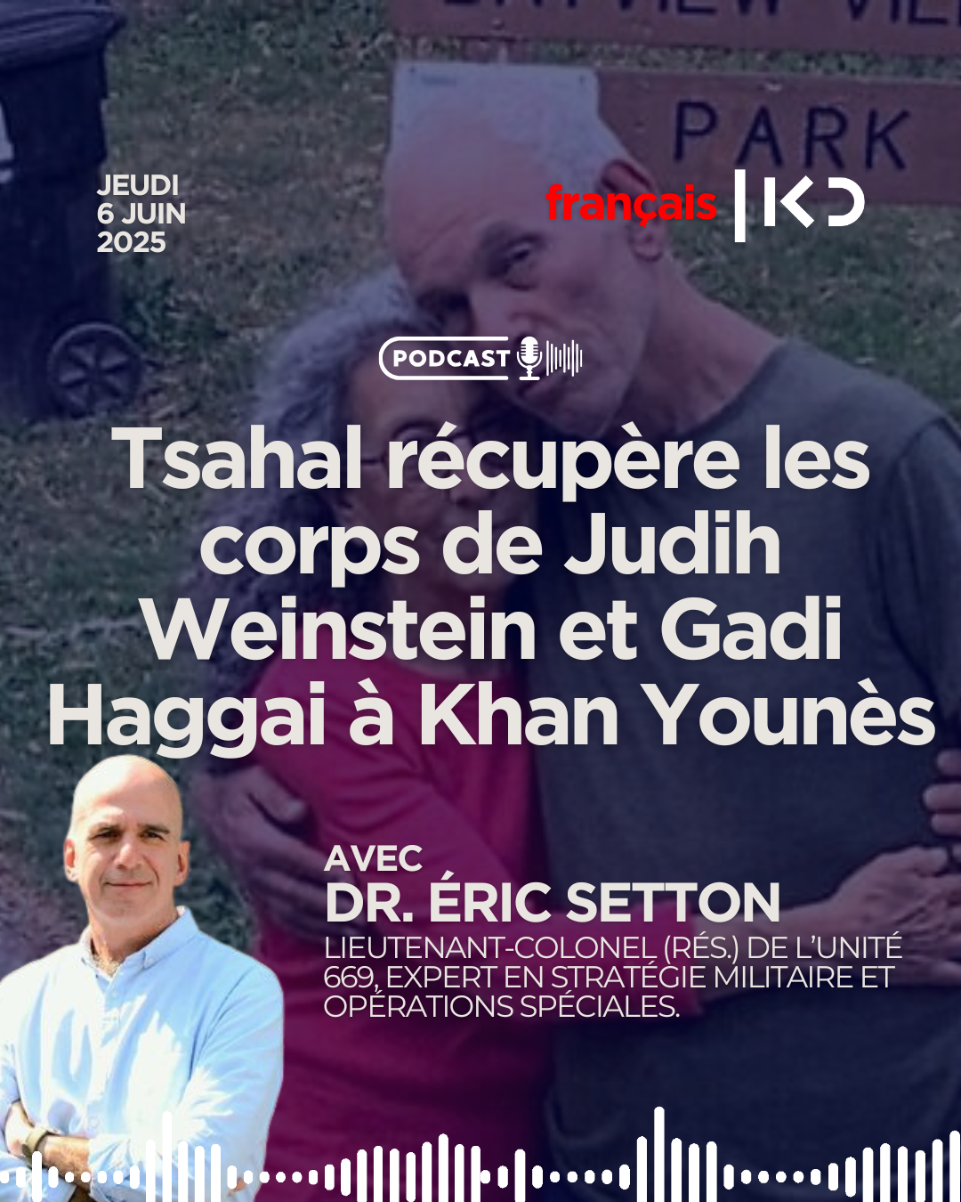 Tsahal récupère les corps de Judih Weinstein et Gadi Haggai à Khan Younès episode artwork