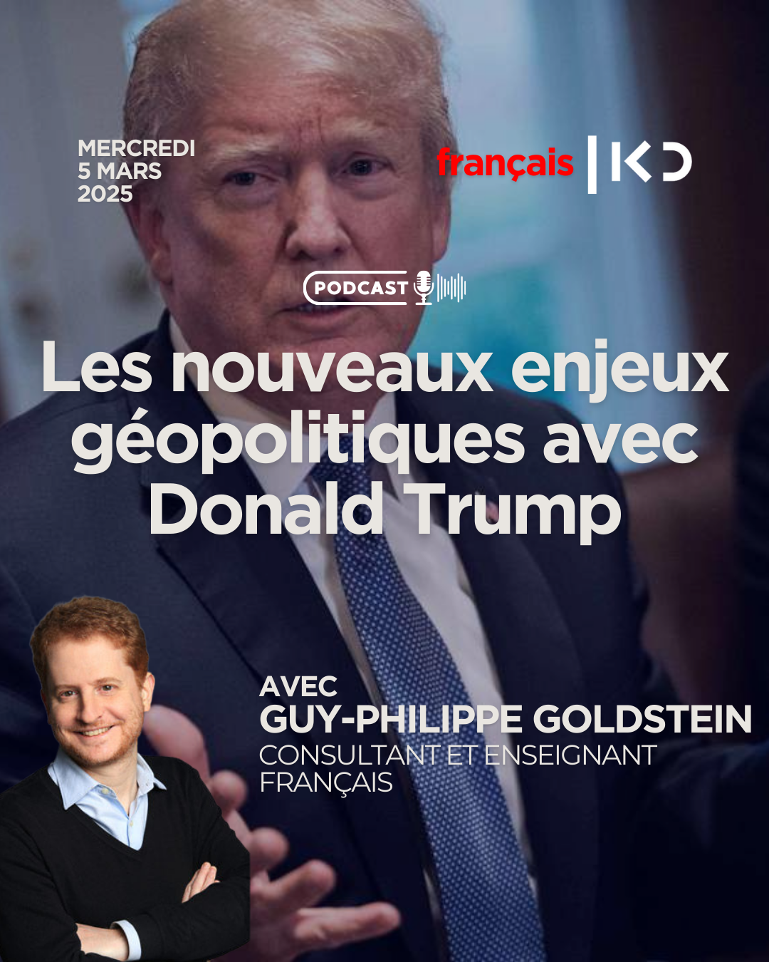 Les nouveaux enjeux géopolitiques avec Donald Trump episode artwork