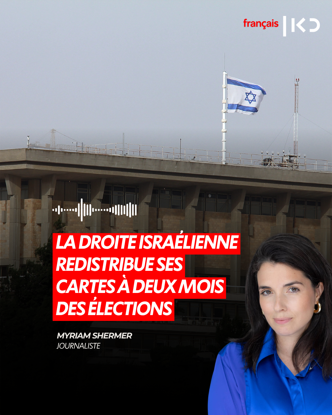 LA DROITE ISRAÉLIENNE REDISTRIBUE SES CARTES À DEUX MOIS DES ÉLECTIONS episode artwork
