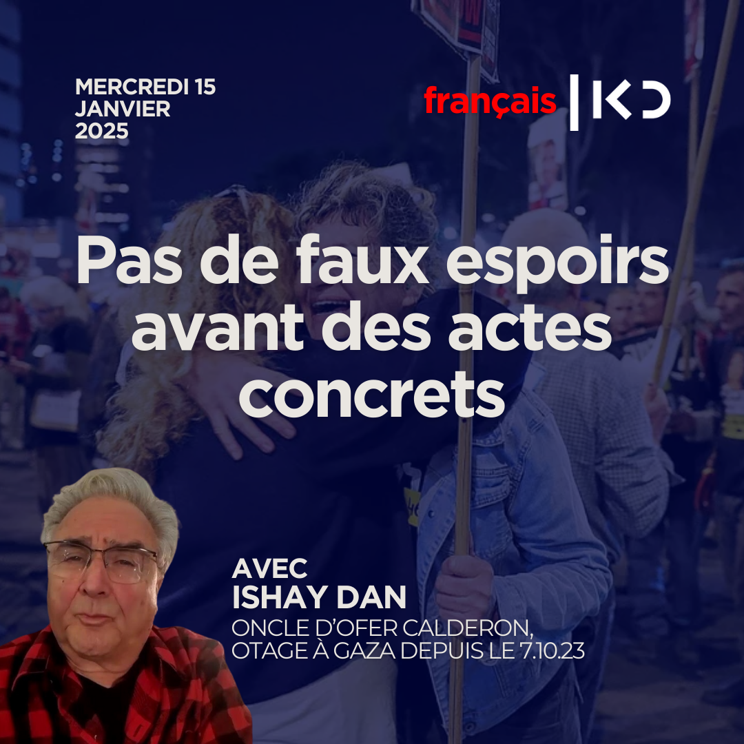 "Pas de faux espoirs avant des actes concrets" episode artwork