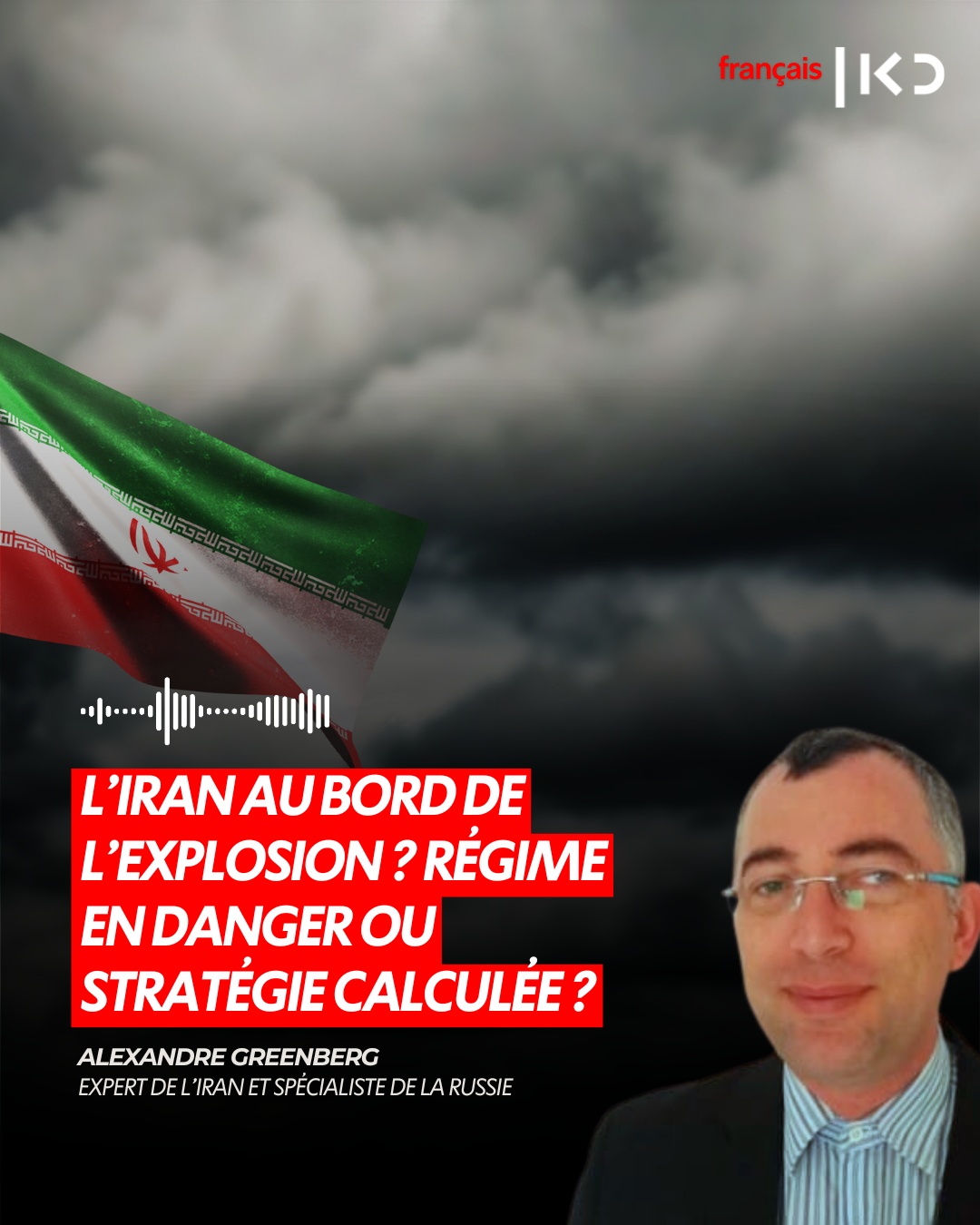 L’IRAN AU BORD DE L’EXPLOSION ? RÉGIME EN DANGER OU STRATÉGIE CALCULÉE ? episode artwork