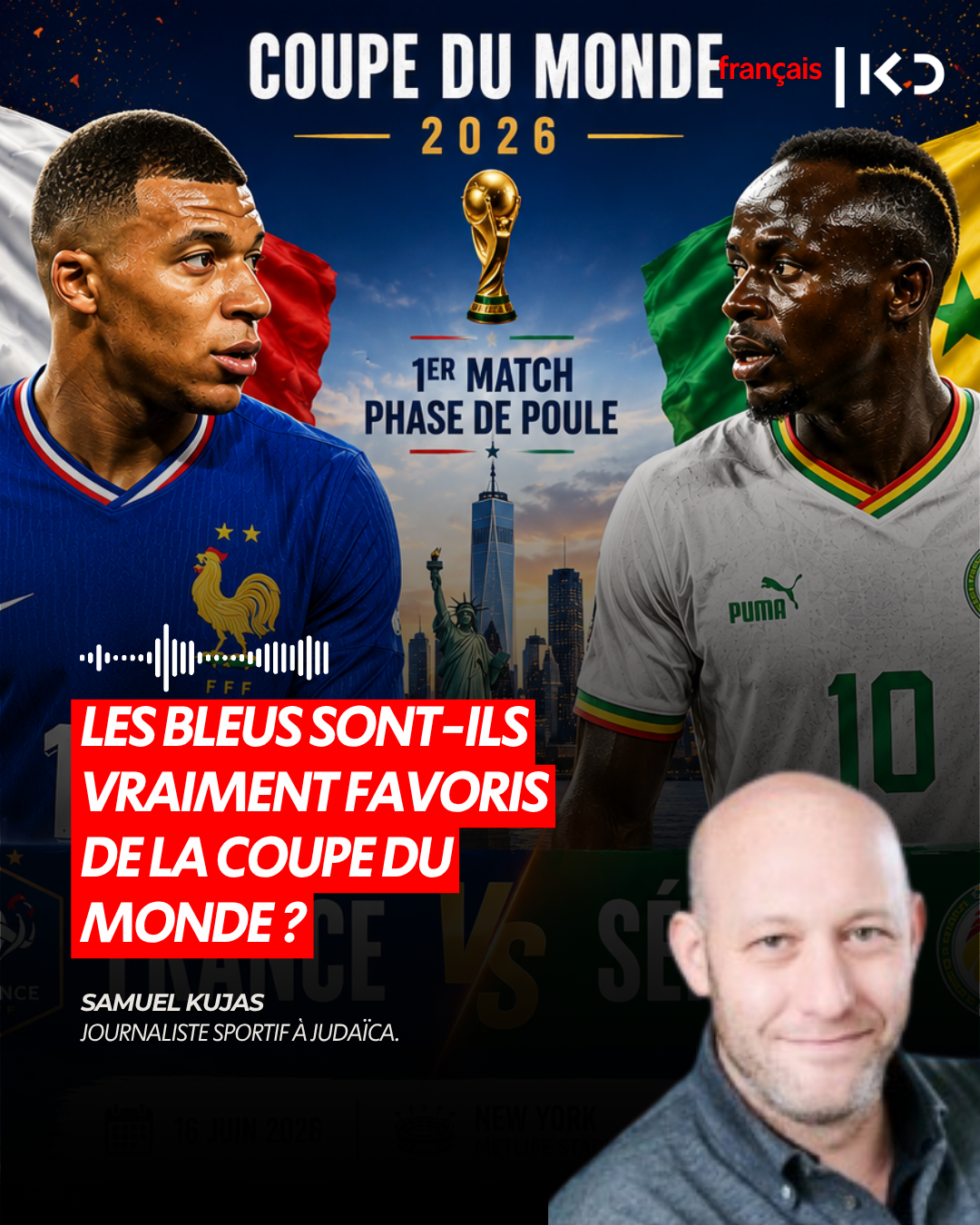 LES BLEUS SONT-ILS VRAIMENT FAVORIS DE LA COUPE DU MONDE ? episode artwork