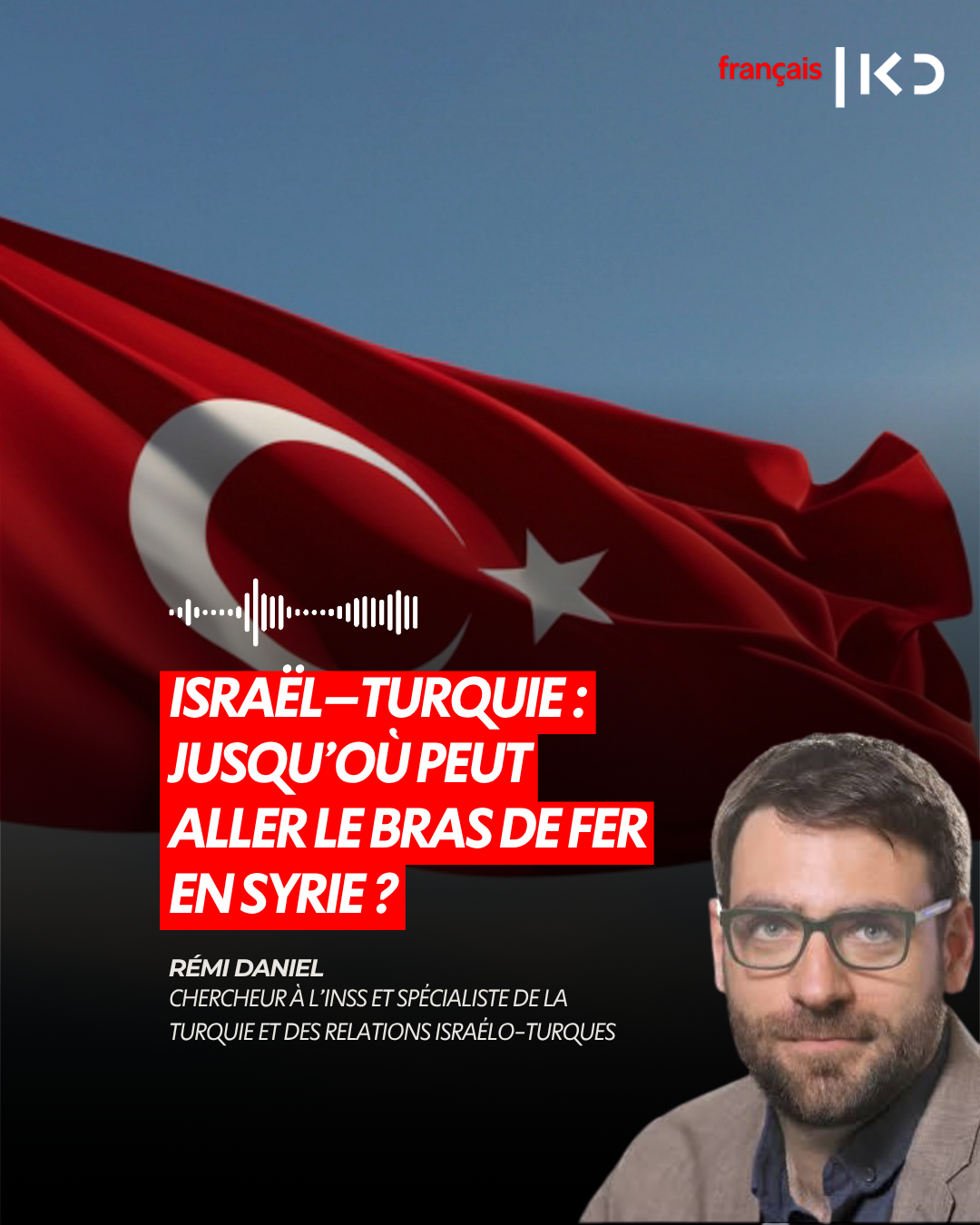 ISRAËL–TURQUIE : JUSQU’OÙ PEUT ALLER LE BRAS DE FER EN SYRIE ? episode artwork