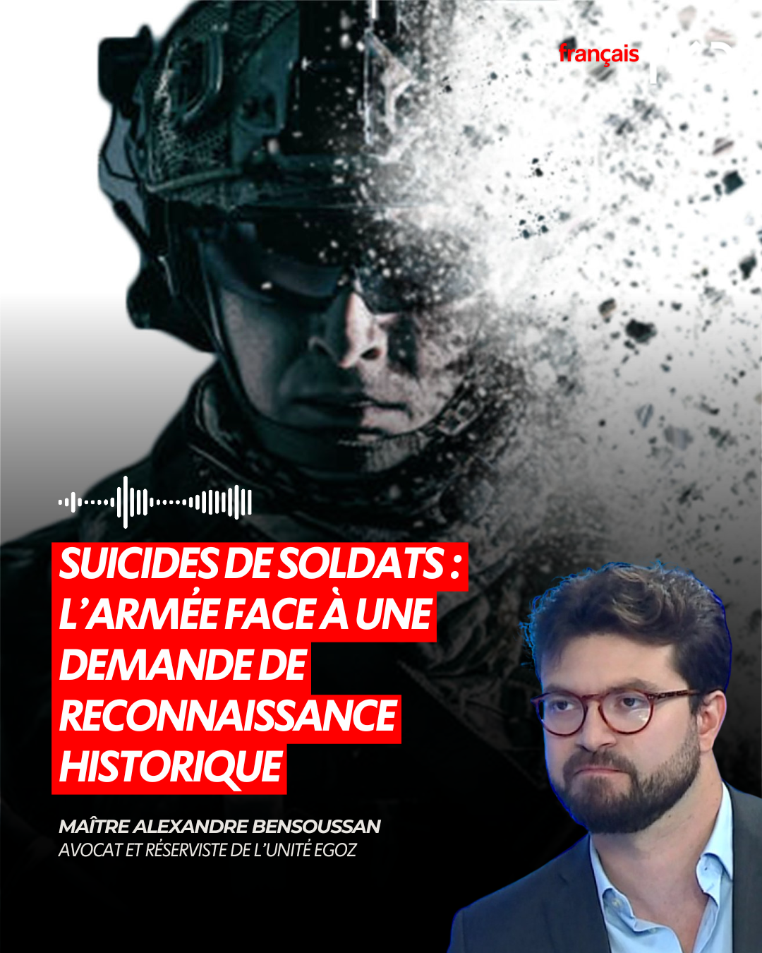 SUICIDES DE SOLDATS : L’ARMÉE FACE À UNE DEMANDE DE RECONNAISSANCE HISTORIQUE episode artwork