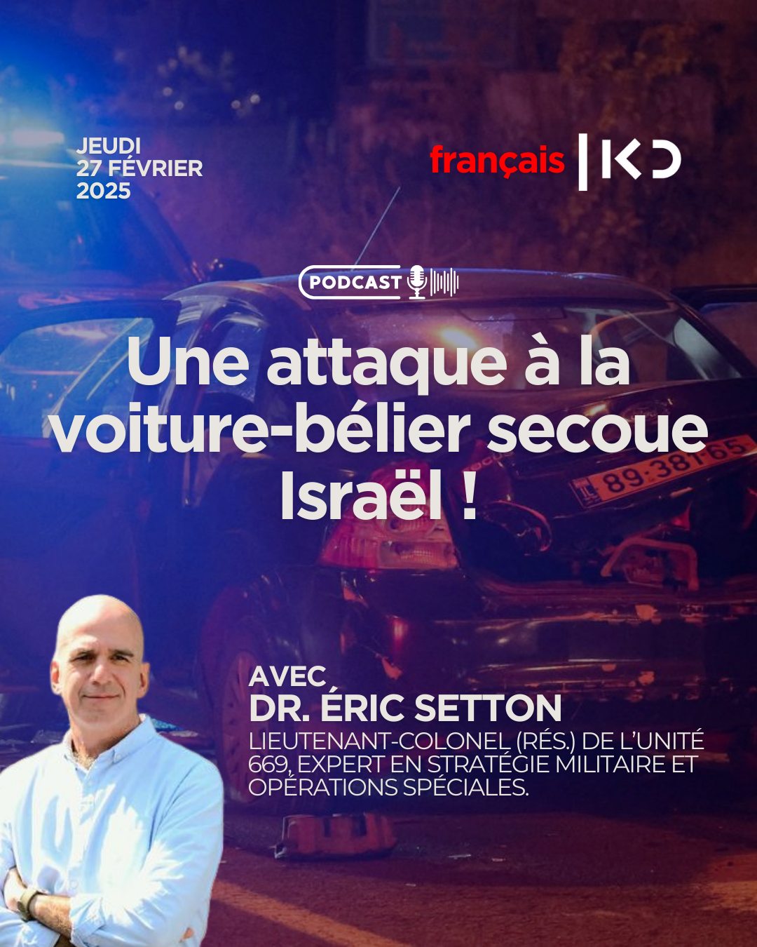 Une attaque à la voiture-bélier secoue Israël ! episode artwork