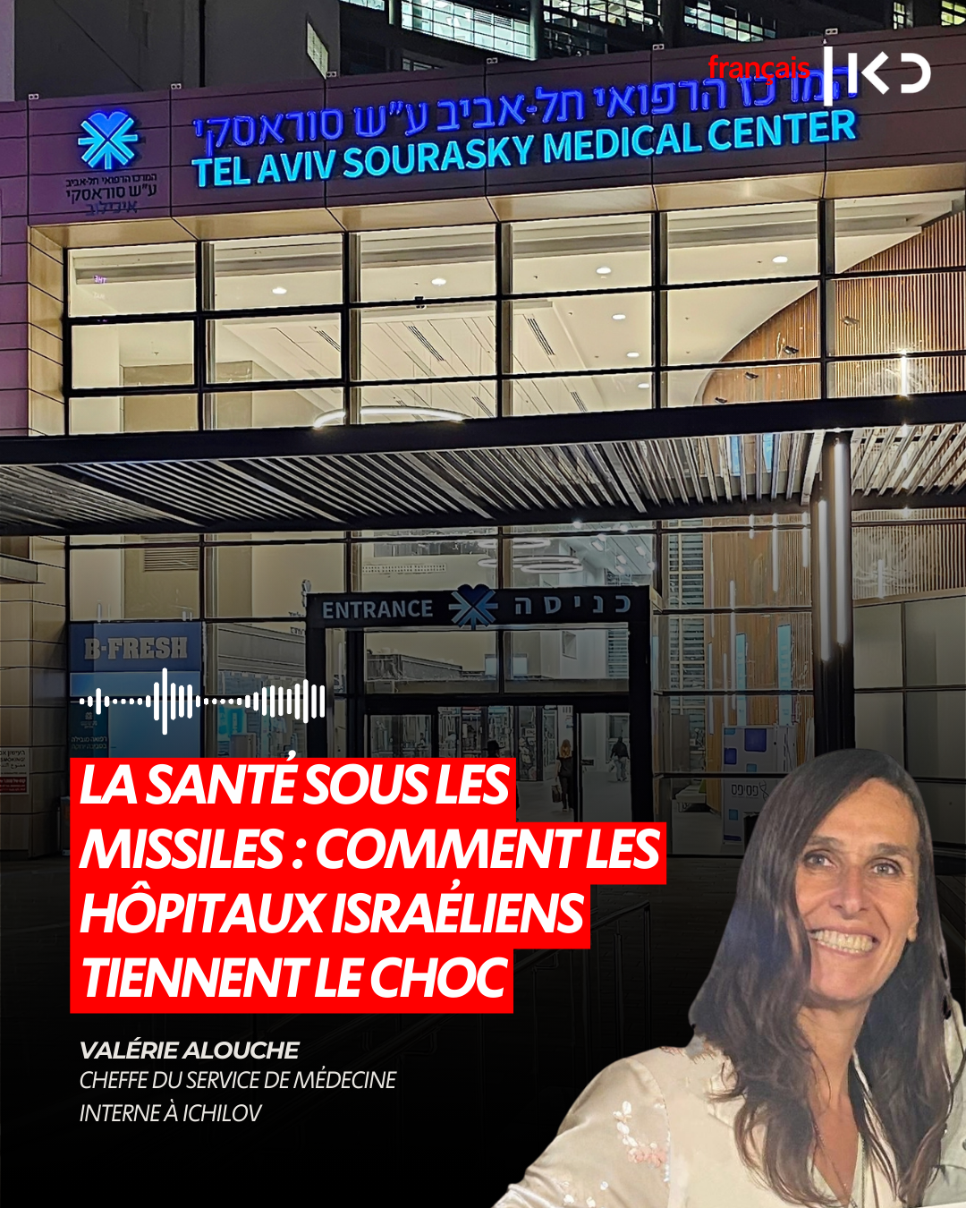 LA SANTÉ SOUS LES MISSILES : COMMENT LES HÔPITAUX ISRAÉLIENS TIENNENT LE CHOC episode artwork