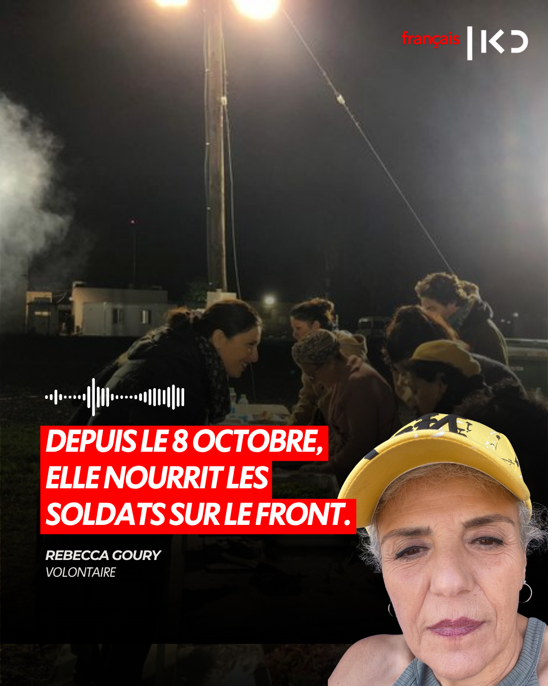 Depuis le 8 octobre, elle nourrit les soldats sur le front. episode artwork