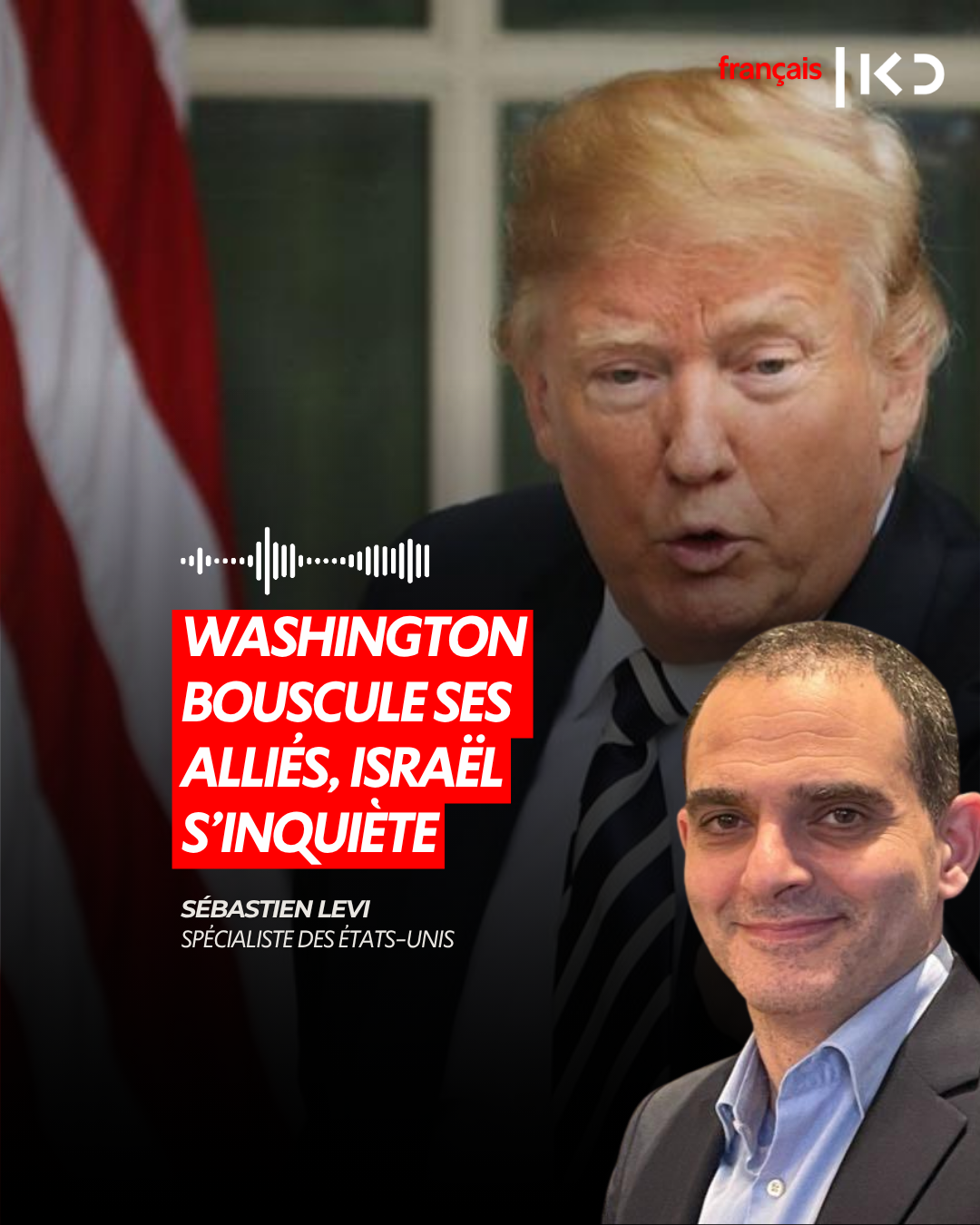 WASHINGTON BOUSCULE SES ALLIÉS, ISRAËL S’INQUIÈTE episode artwork