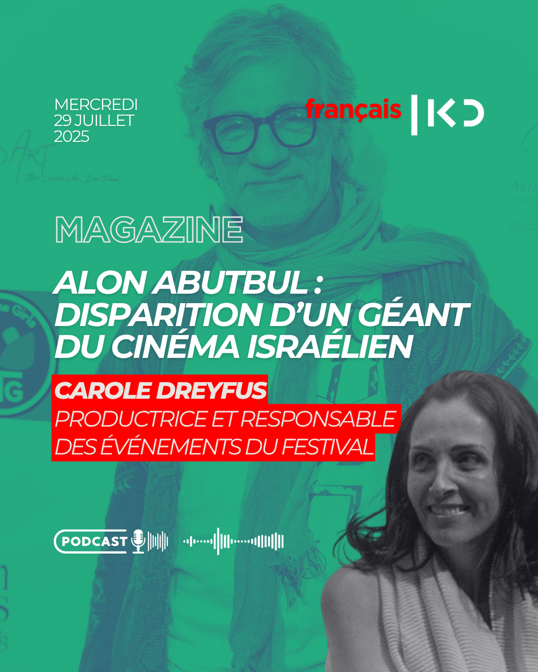 Alon Abutbul : disparition d’un géant du cinéma israélien episode artwork