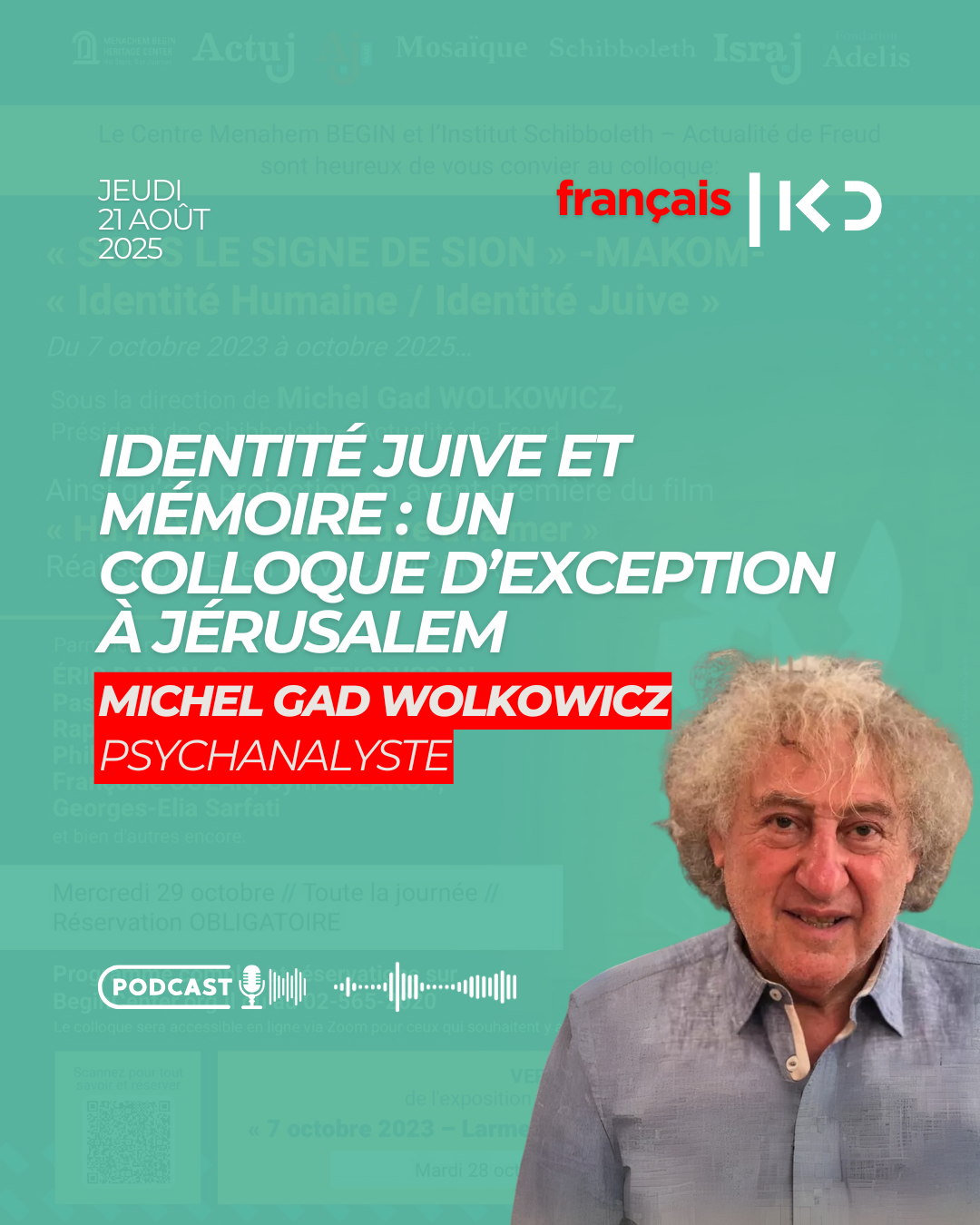 Identité juive et mémoire : un colloque d’exception à Jérusalem episode artwork