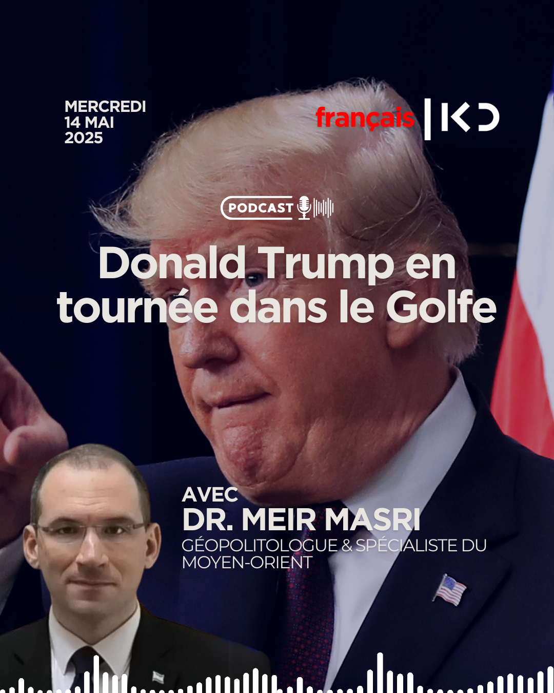Donald Trump en tournée dans le Golfe : les clés de lecture de Meir Masri episode artwork