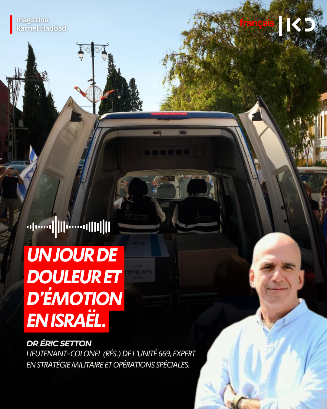 Un jour de douleur et d’émotion en Israël. episode artwork