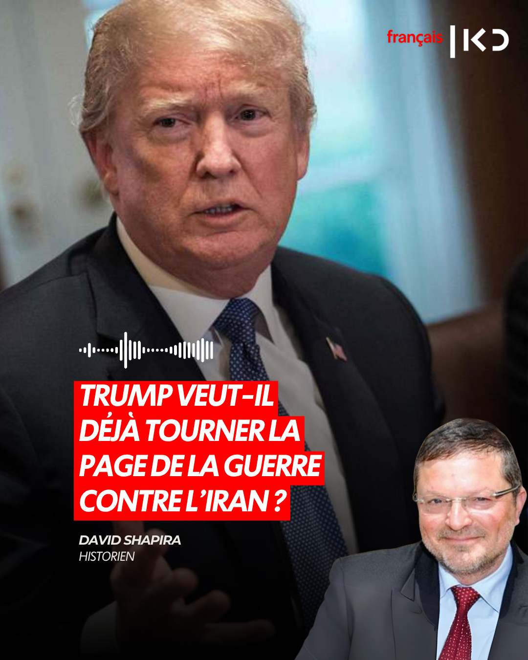 TRUMP VEUT-IL DÉJÀ TOURNER LA PAGE DE LA GUERRE CONTRE L’IRAN ? episode artwork
