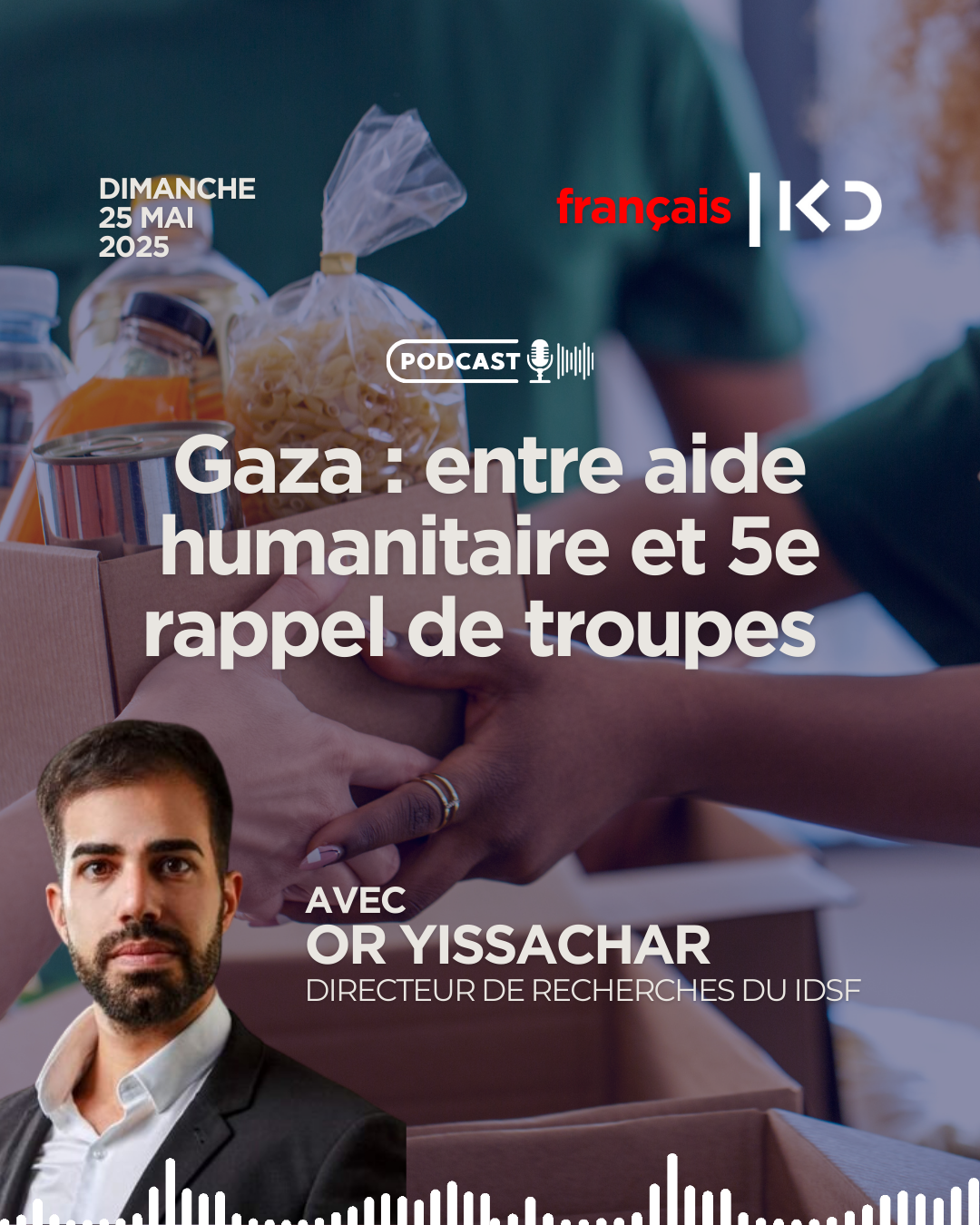 Gaza : entre aide humanitaire et 5e rappel de troupes – l’analyse d’Or Yissachar episode artwork