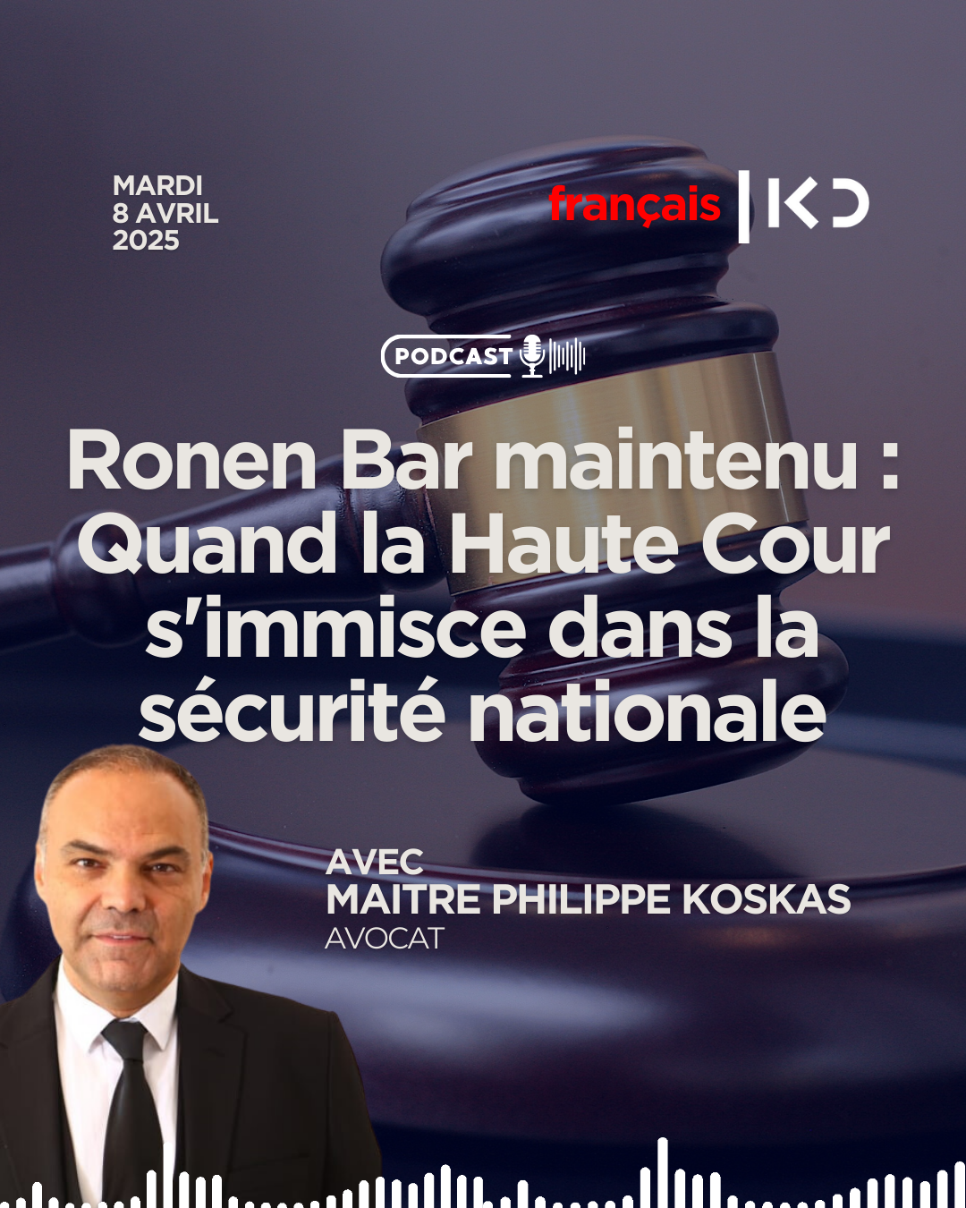 Ronen Bar maintenu : Quand la Haute Cour s'immisce dans la sécurité nationale episode artwork