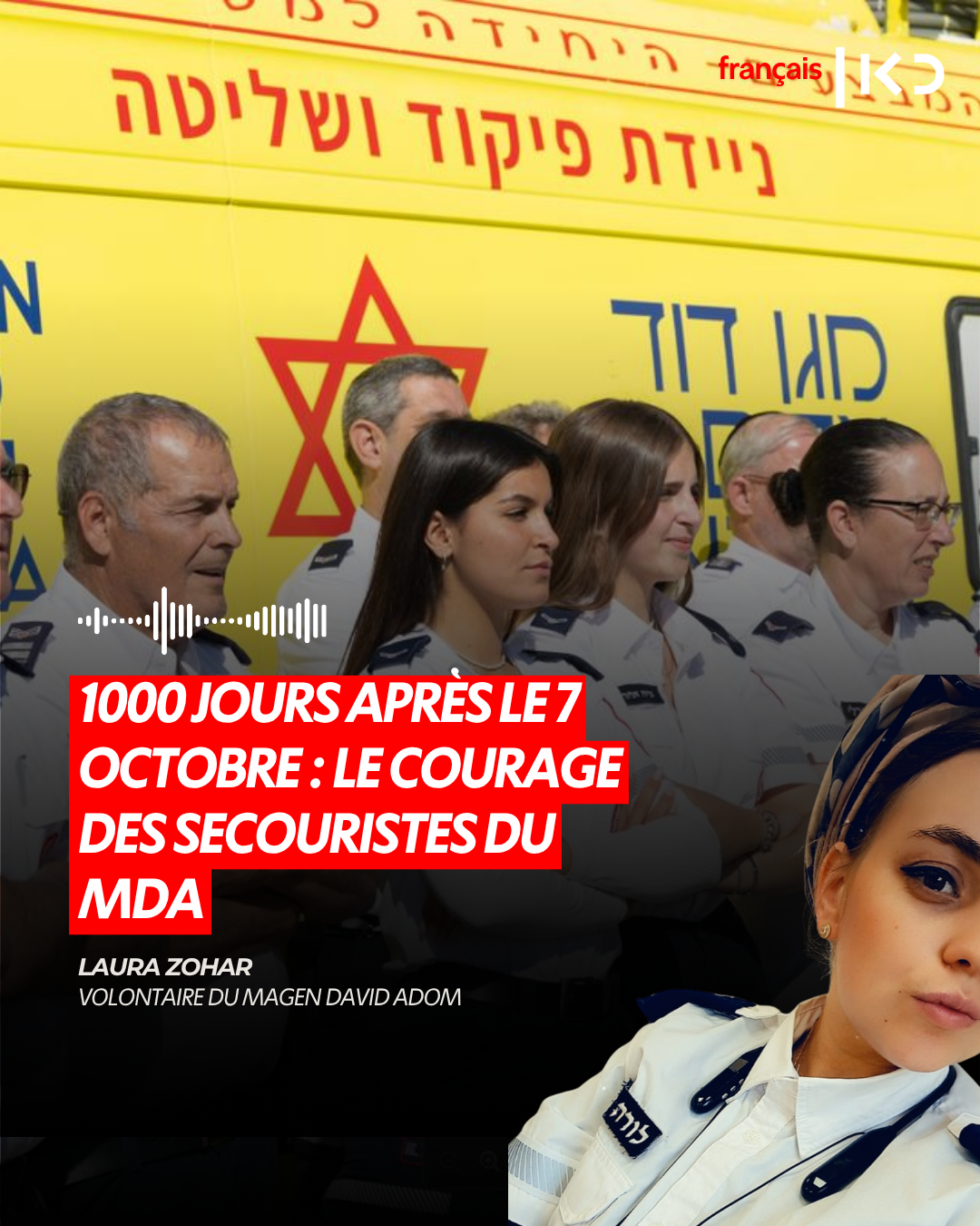 1000 JOURS APRÈS LE 7 OCTOBRE : LE COURAGE DES SECOURISTES DU MDA episode artwork