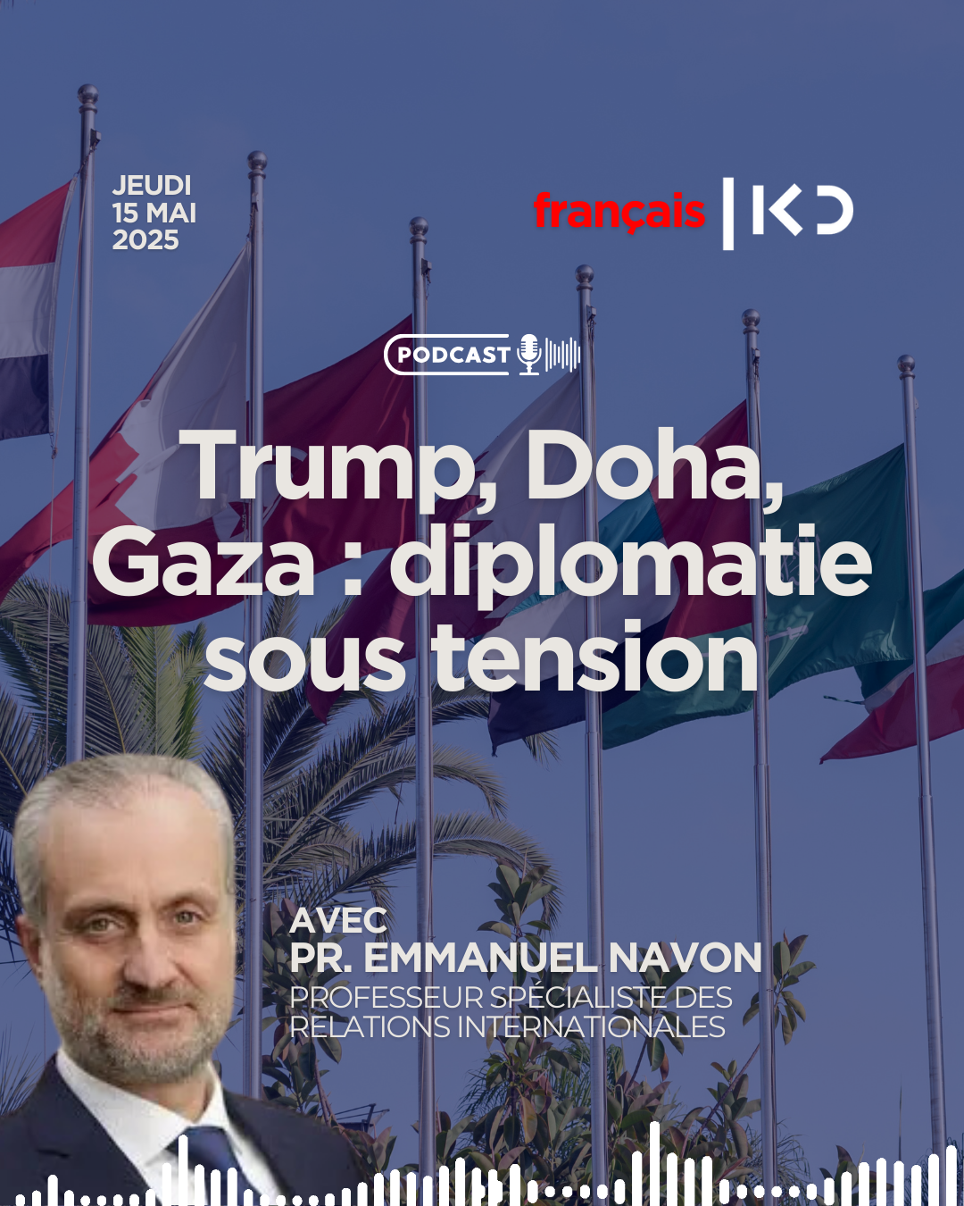 Trump, Doha, Gaza : diplomatie sous tension episode artwork