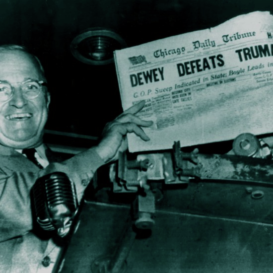 מדבר סקר תרחק: כשטרומן ניצח את דיואי