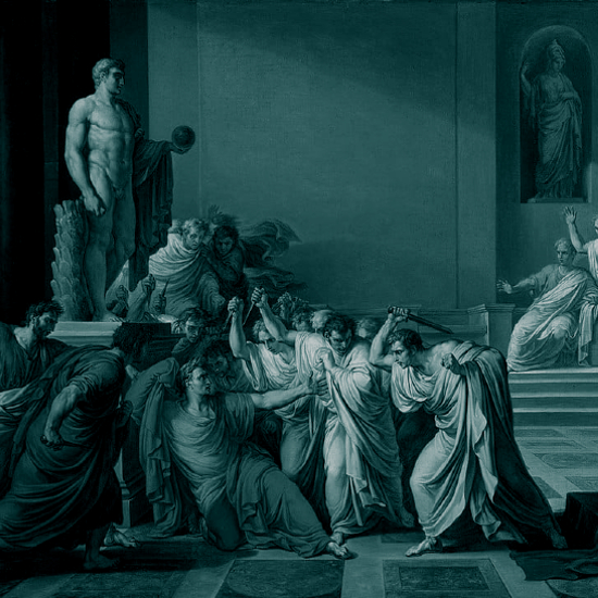 נשף המסכות של יוליוס קיסר: בין אדר למארס