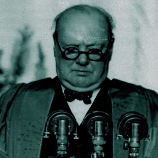 על אחריות וחרדה: 79 לנאום מסך הברזל