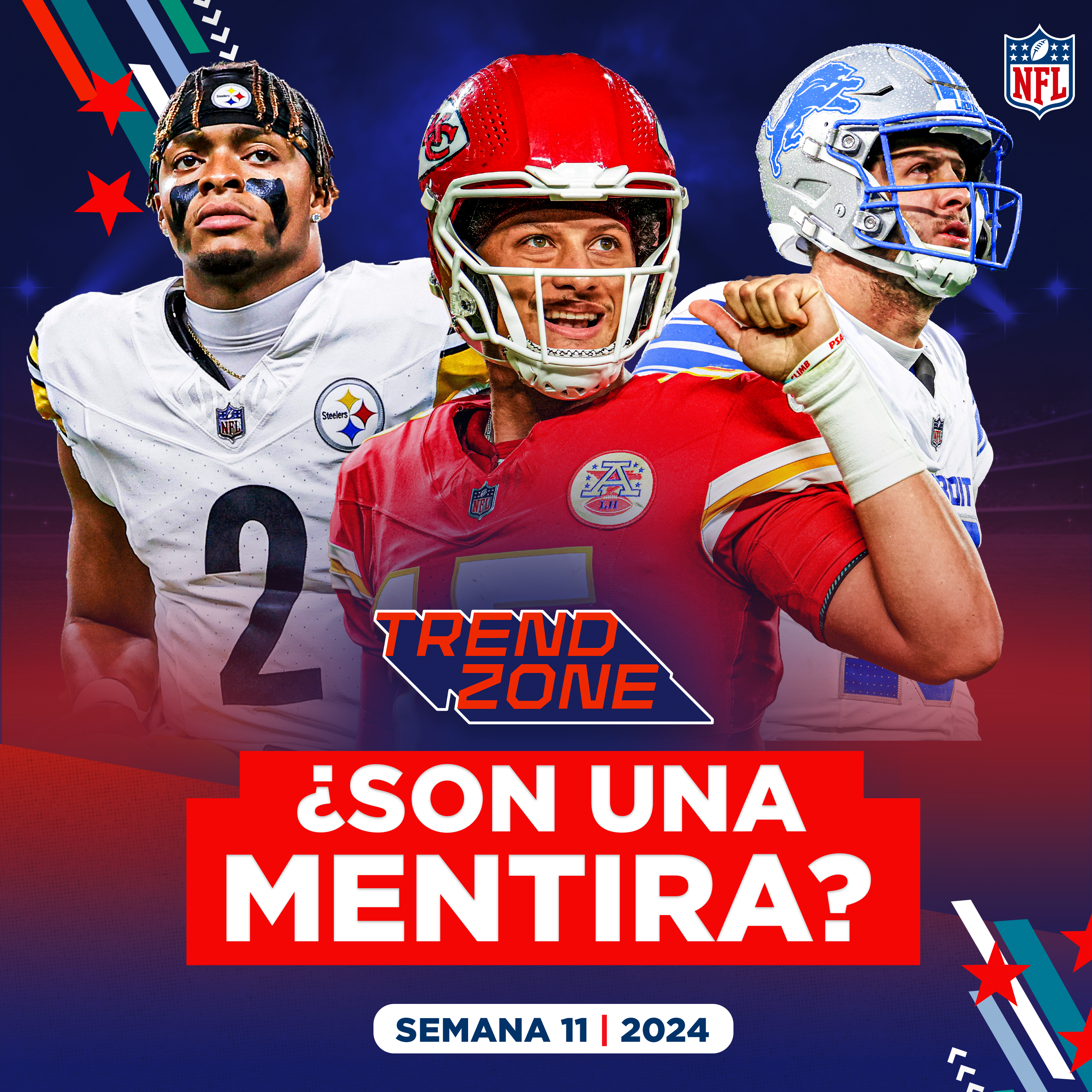 Chiefs y Lions ¿con suerte de CAMPEONES?; Steelers no deja de GANAR; cambios de QB en varios equipos episode artwork