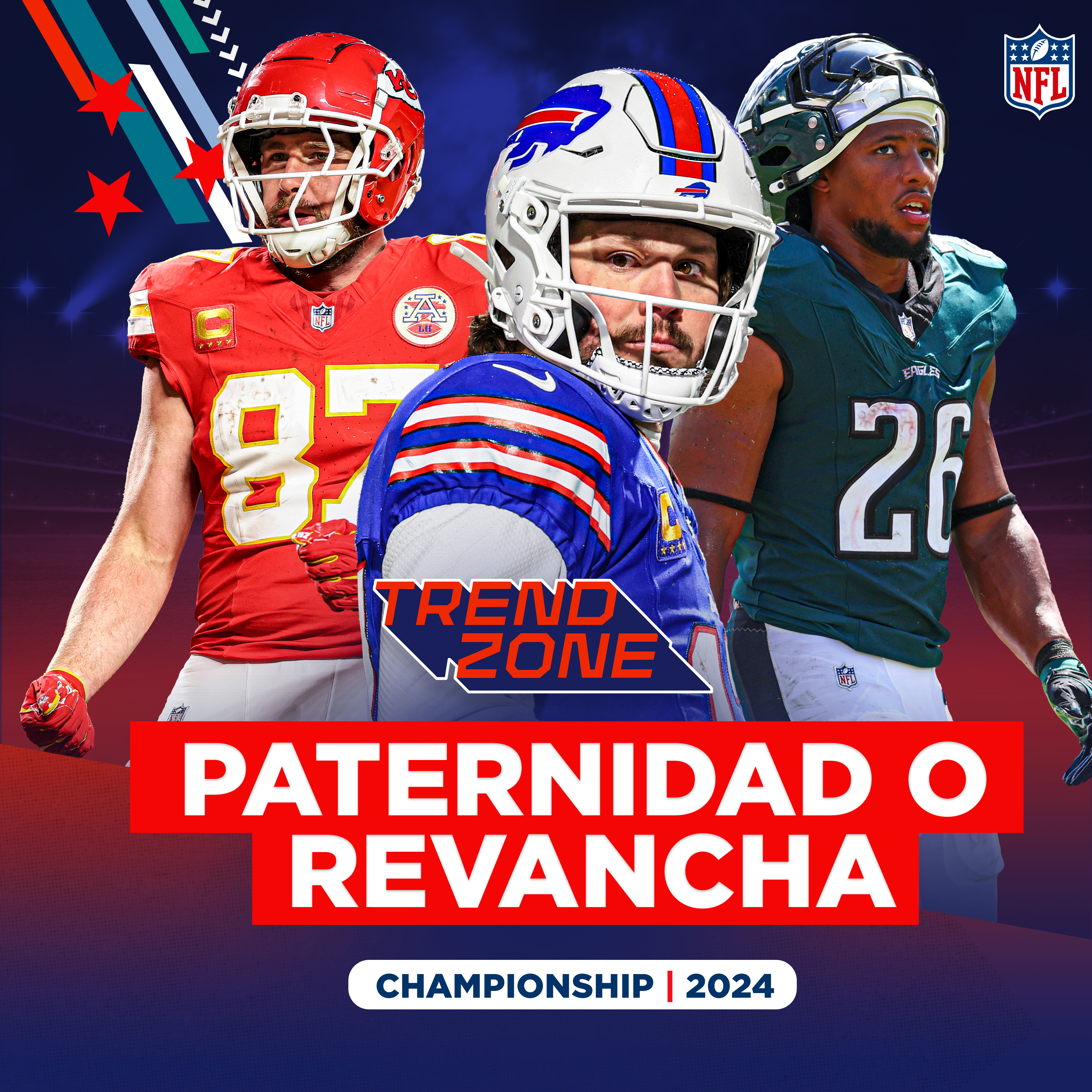 Bills y Allen, con la FÓRMULA, pero CUIDADO con Mahomes y Kelce; ¿Saquon o Daniels? Batalla FINAL episode artwork