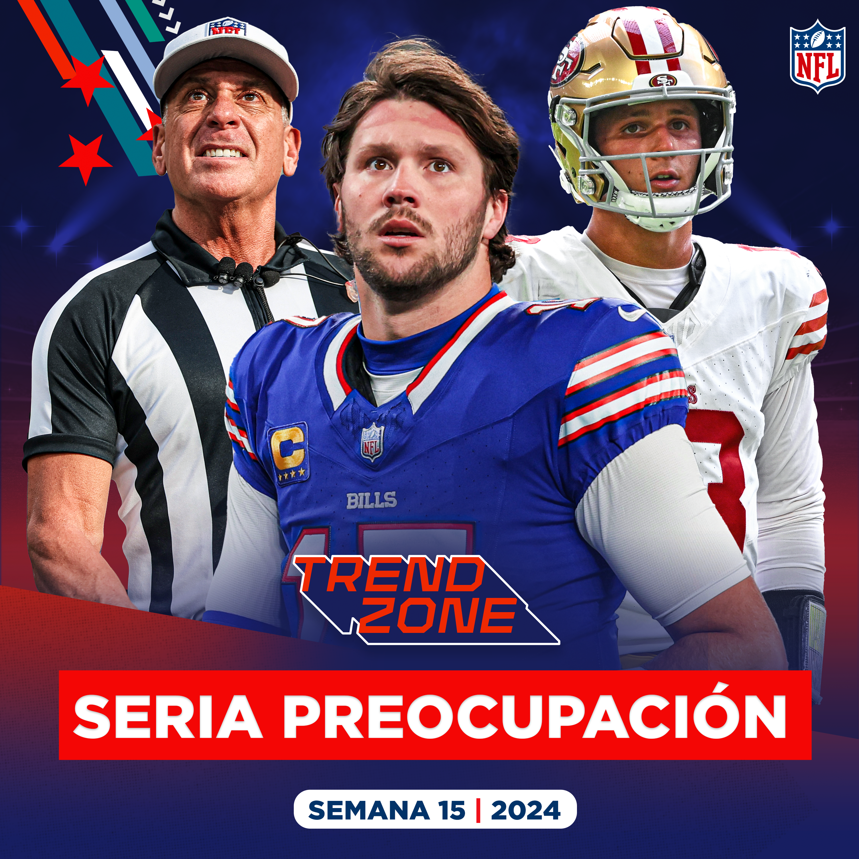 Allen, SUPERMAN, pero Rams descubrió su punto DÉBIL; ¿Hay un problema con los referees?; ¿Quién gana la NFC Oeste? episode artwork