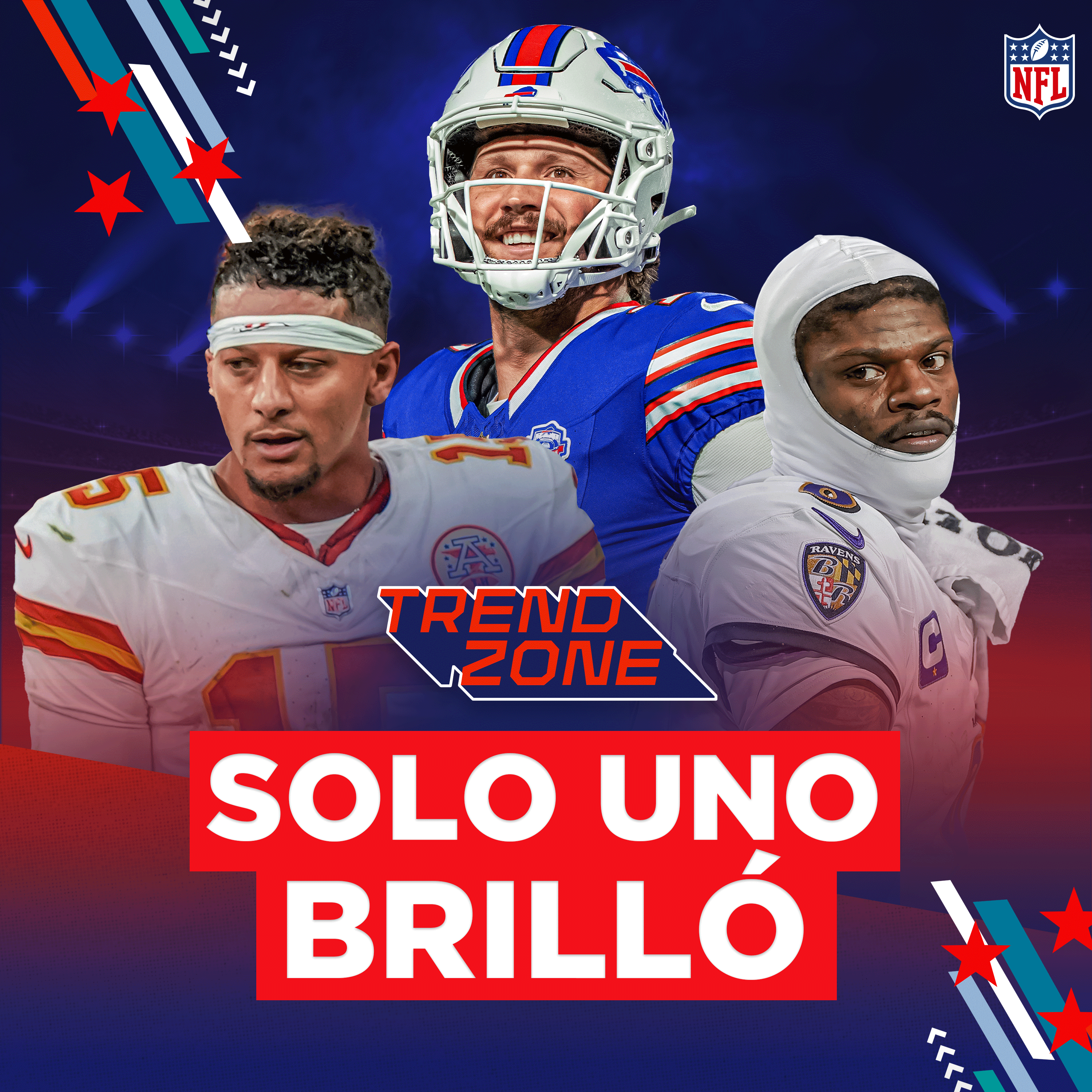 Imagen de Los Chiefs, EN PELIGRO; Bills y Allen HUMILLAN a Ravens y Lamar; Niners SOBREVIVE