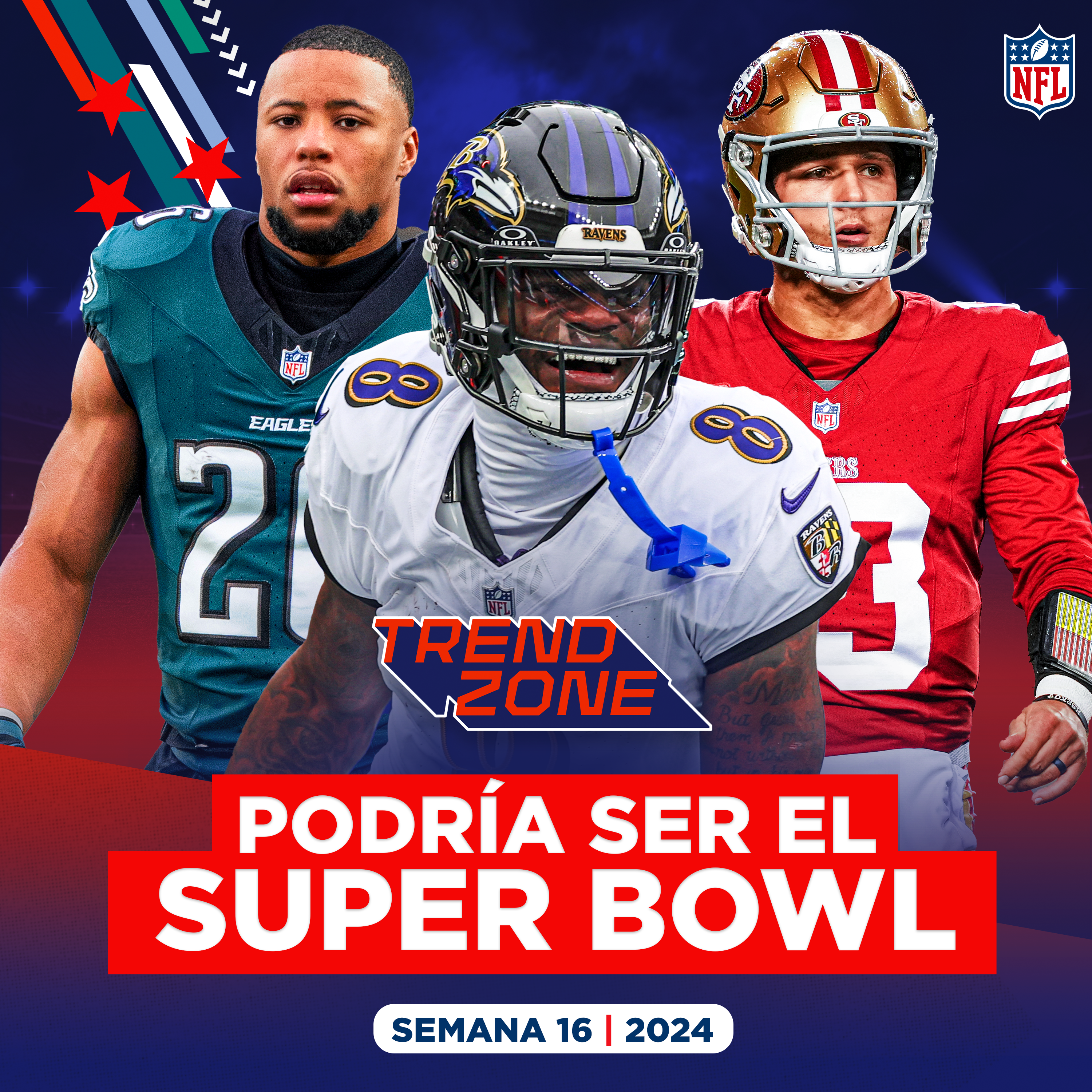 La estadística BRUTAL de Lamar; Purdy puede ARRUINAR a Niners; Eagles, con TODO para ser campeón; Rams y Steelers, SORPRESAS episode artwork