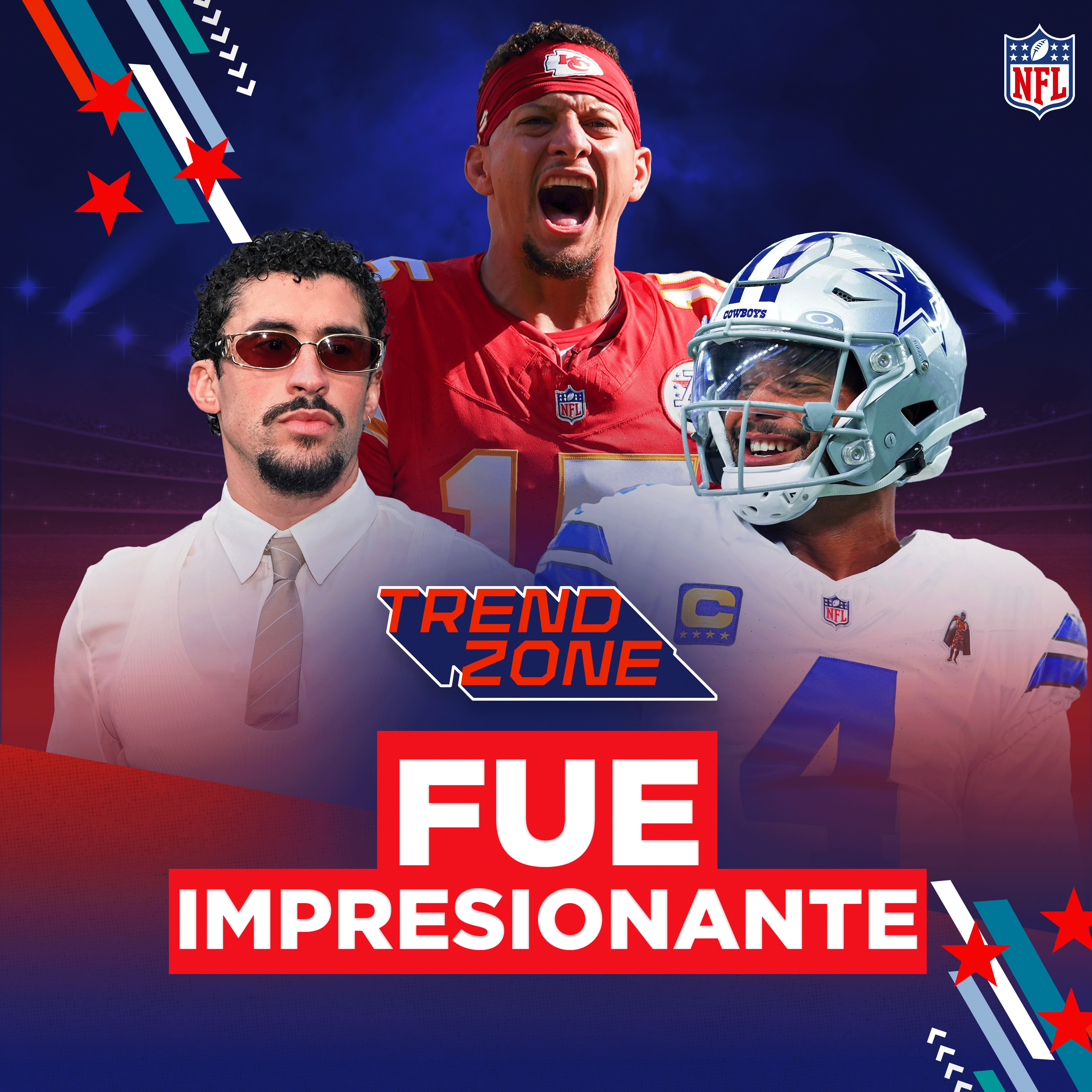 Imagen de Mahomes y Chiefs, DE REGRESO; Cowboys tiene ESPERANZAS; Bad Bunny, al HALFTIME SHOW