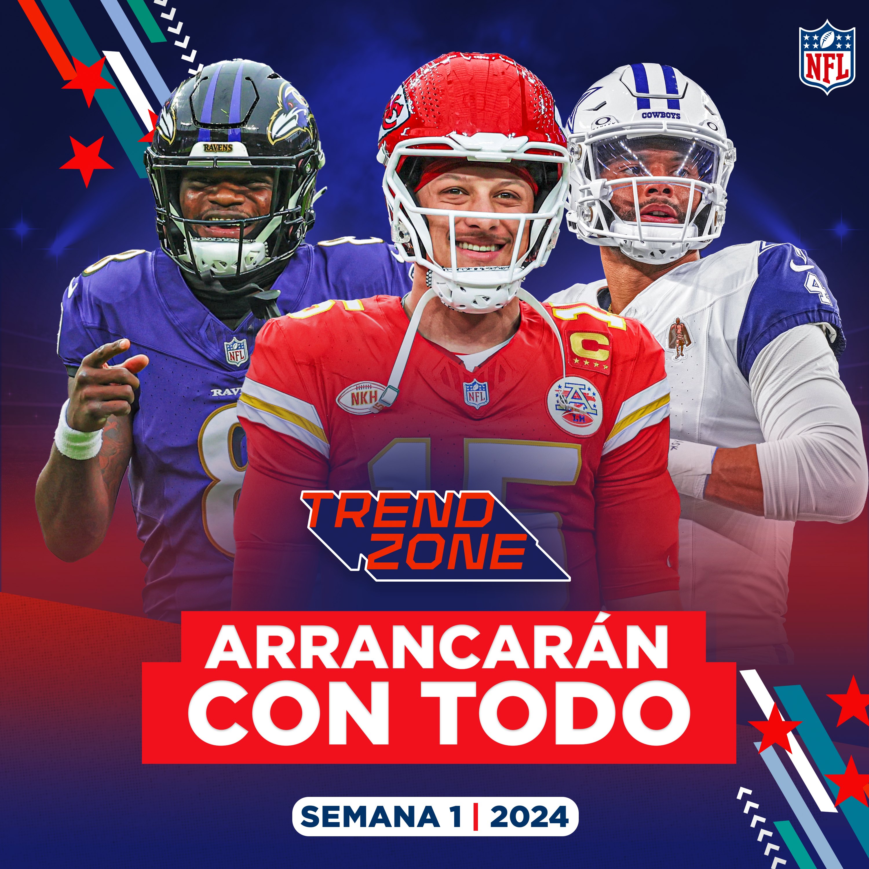Mahomes VENCERÁ otra vez a Lamar; Dallas en PROBLEMAS | Previa de la temporada NFL 2024 episode artwork