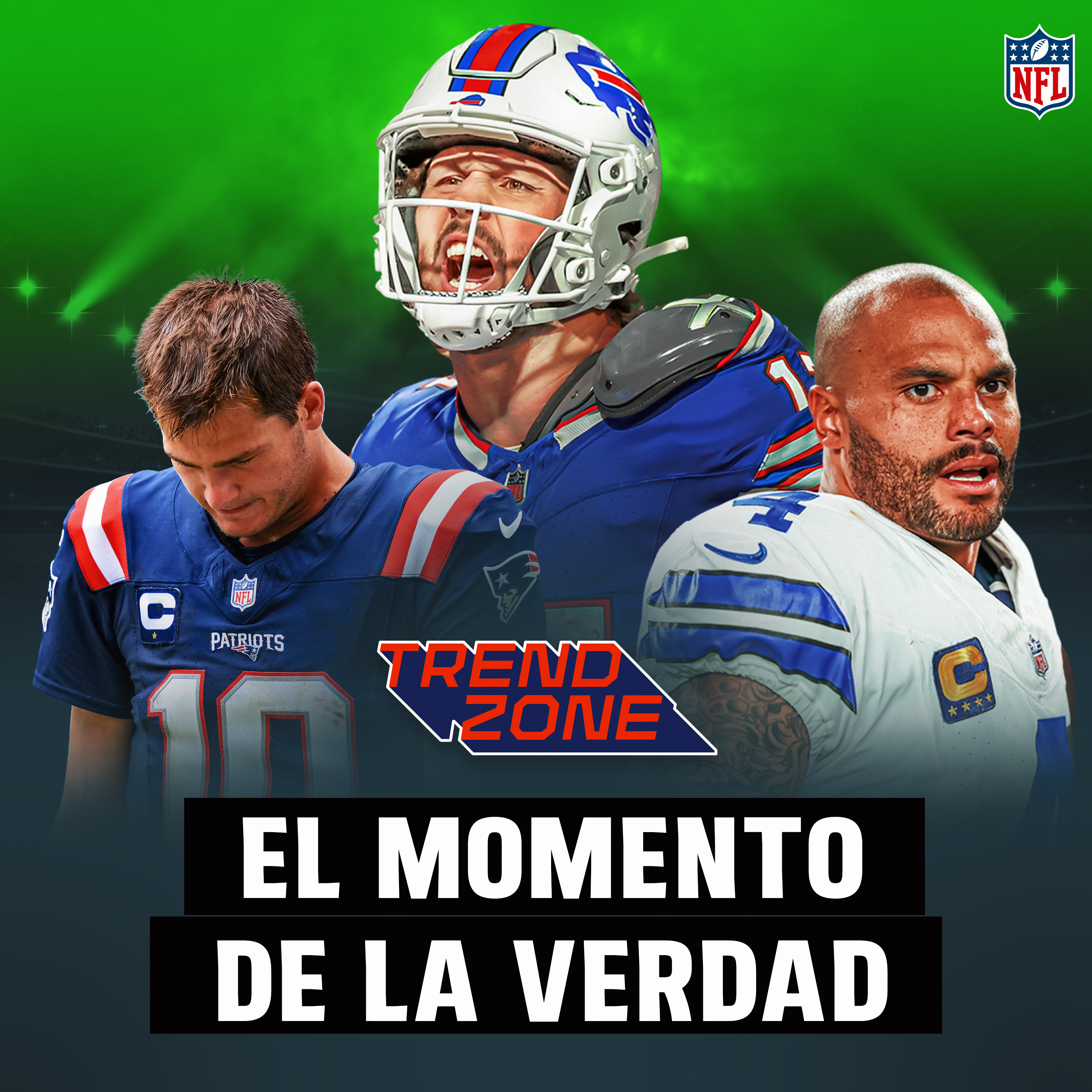 Imagen de Buffalo y Allen, DEMUESTRAN; ¿Qué pasó con los COWBOYS?; ALARMAS con los Pats y Maye
