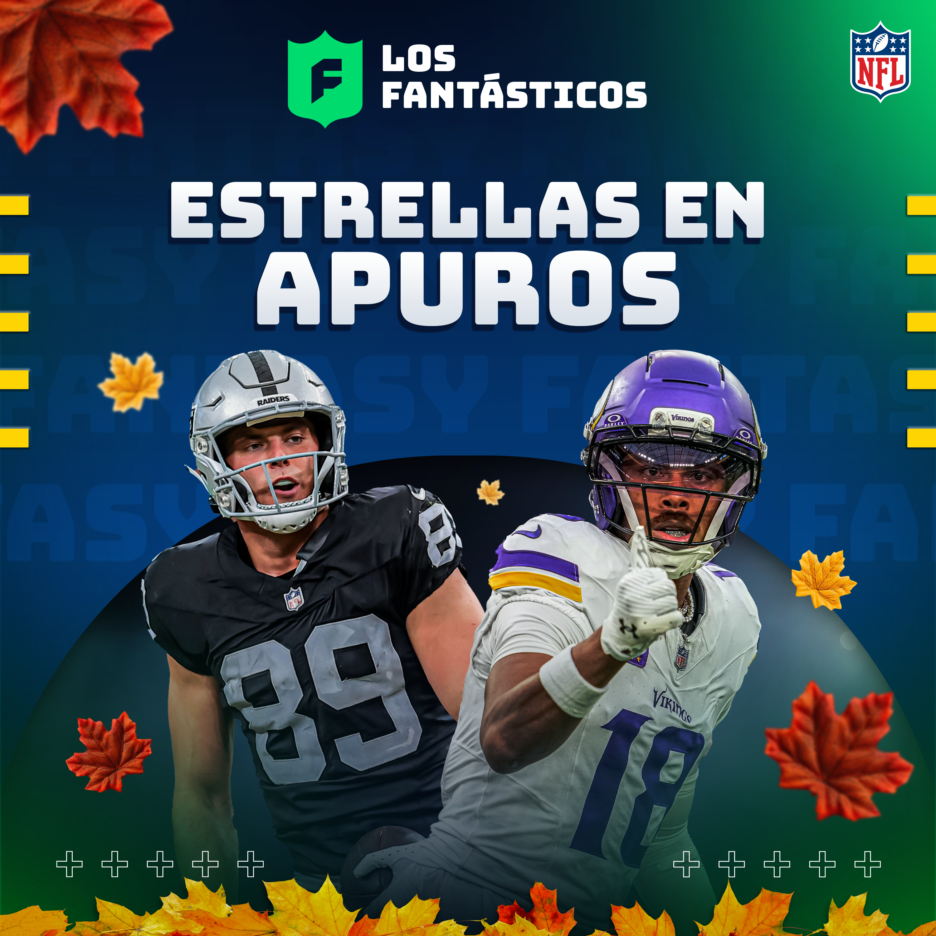 Imagen de Justin Jefferson, Saquon Barkley y otras estrellas en problemas ¿Hora de mandarlos a la banca?