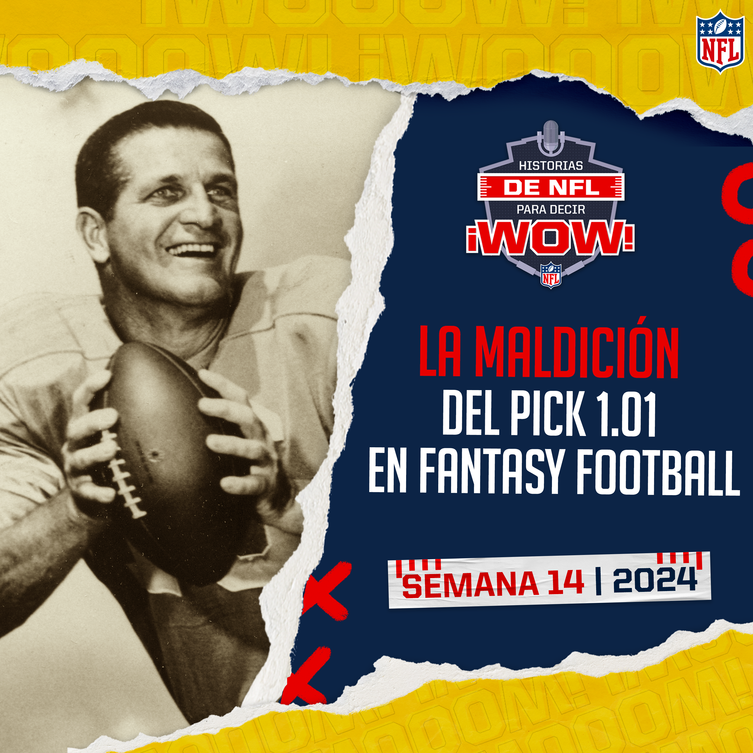 Imagen de Historias NFLegendarias: La maldición del pick 1.01 en Fantasy Football