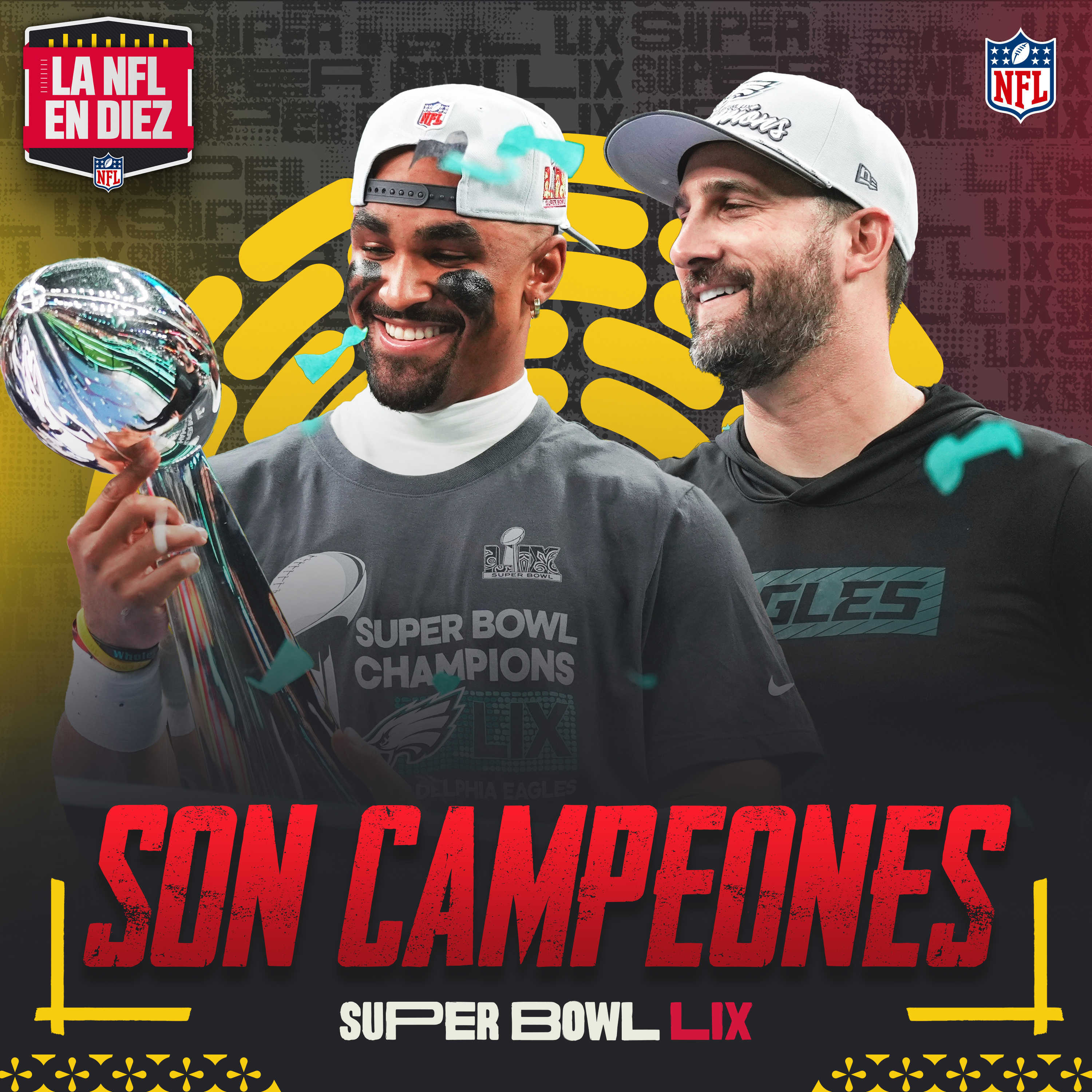 Imagen de Philadelphia Eagles, campeón del Super Bowl LIX