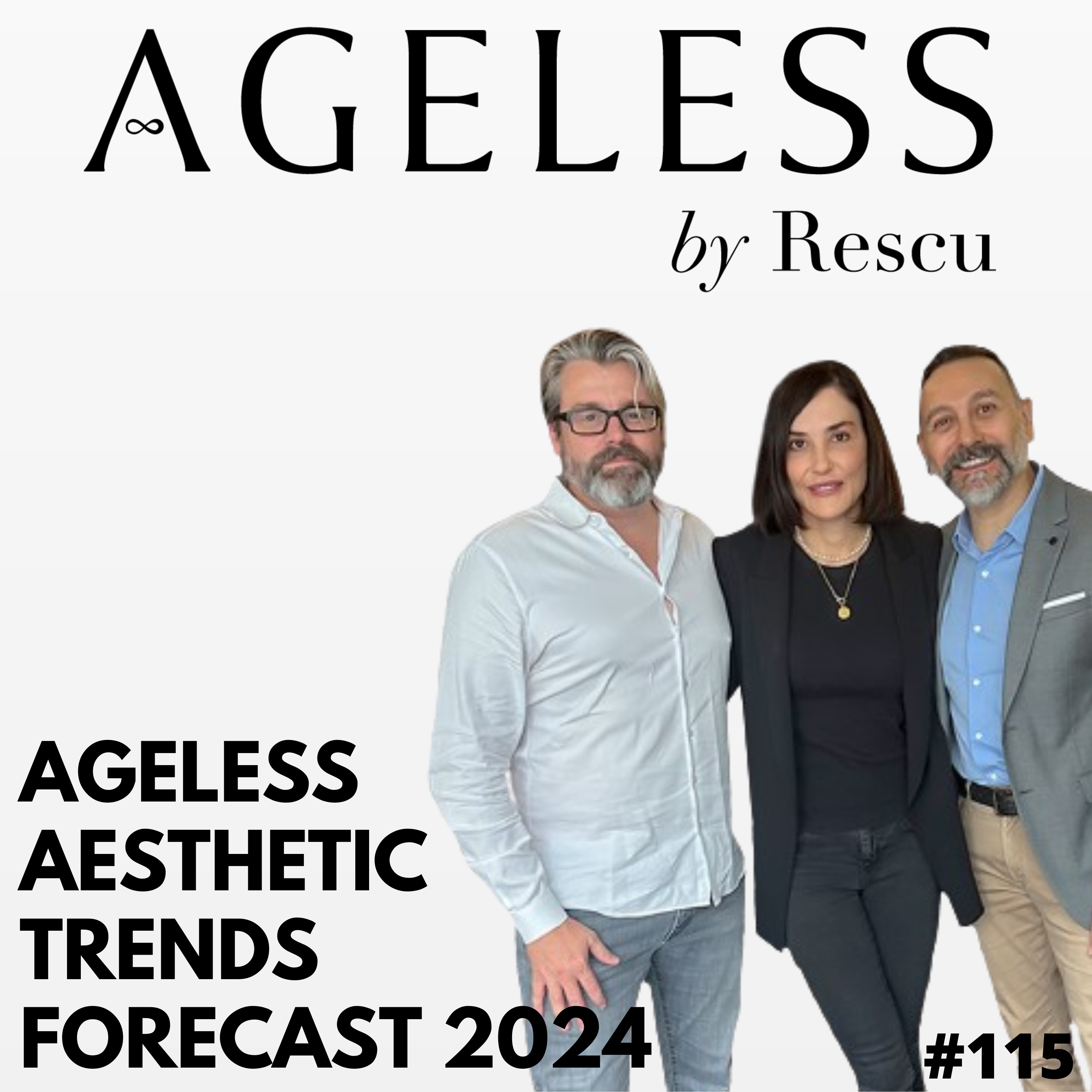 Ageless by Rescu Presents the 2024 Aesthetics and Beauty Trends featuring Dr Joseph Hkeik, Dr Steve Crimston and Dr Elsa Delport. episode artwork