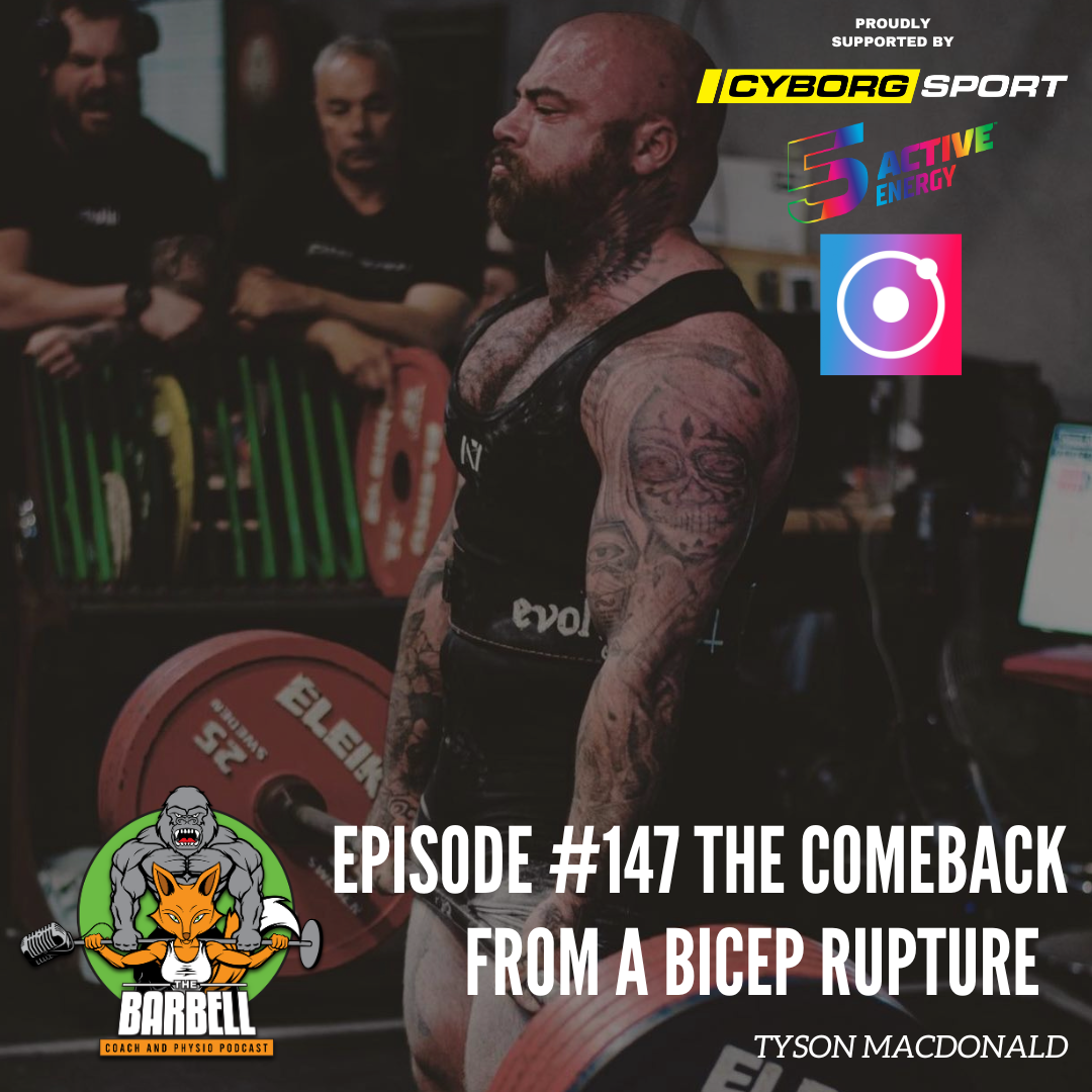 EPISODE #147 THE COMEBACK FROM A BICEP RUPTURE