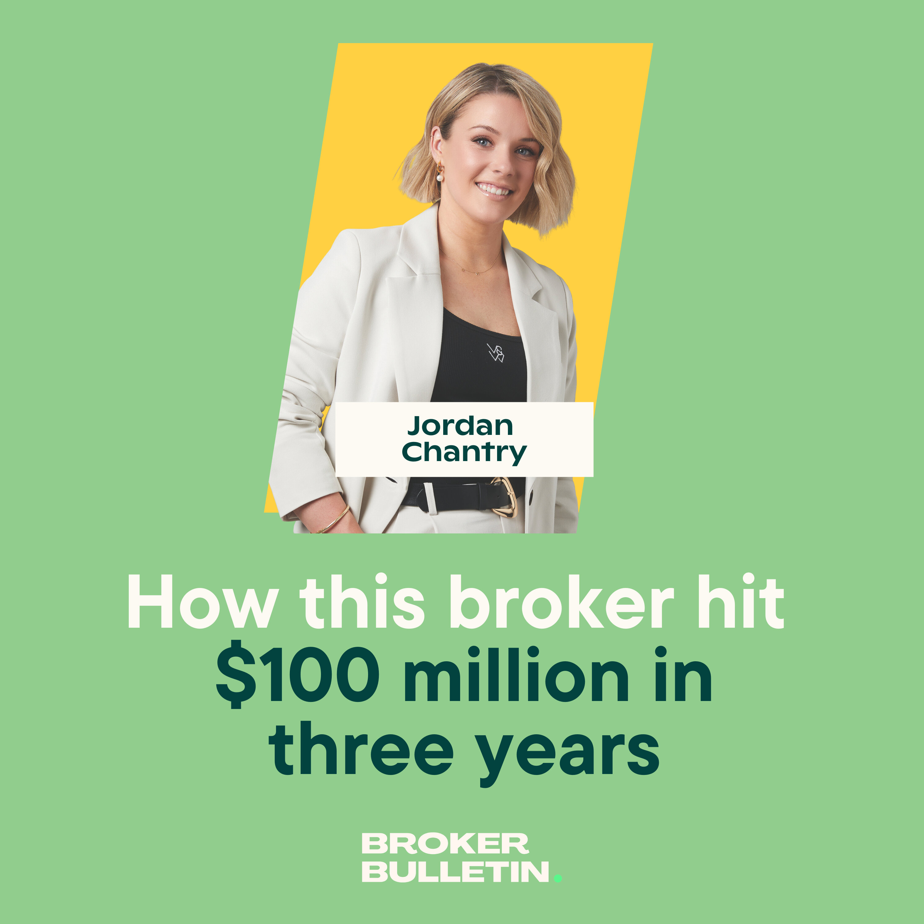 #4 Jordan Chantry - How this broker hit $100 million in three years episode artwork
